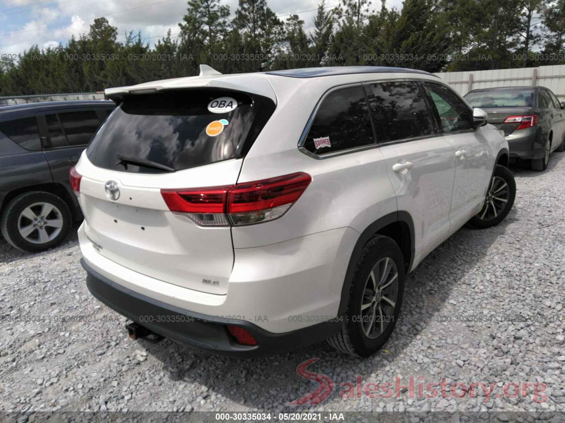 5TDKZRFH3HS191860 2017 TOYOTA HIGHLANDER