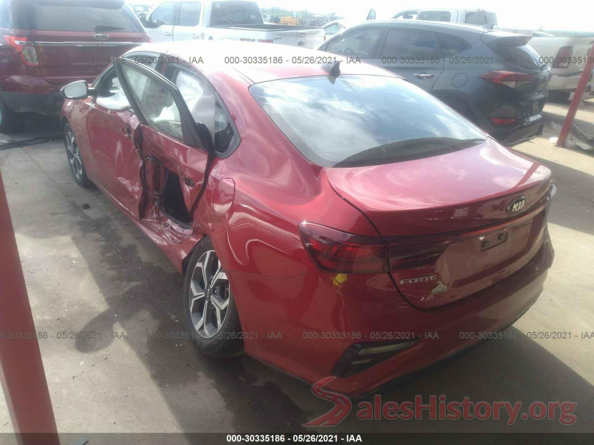 3KPF24AD0LE238052 2020 KIA FORTE