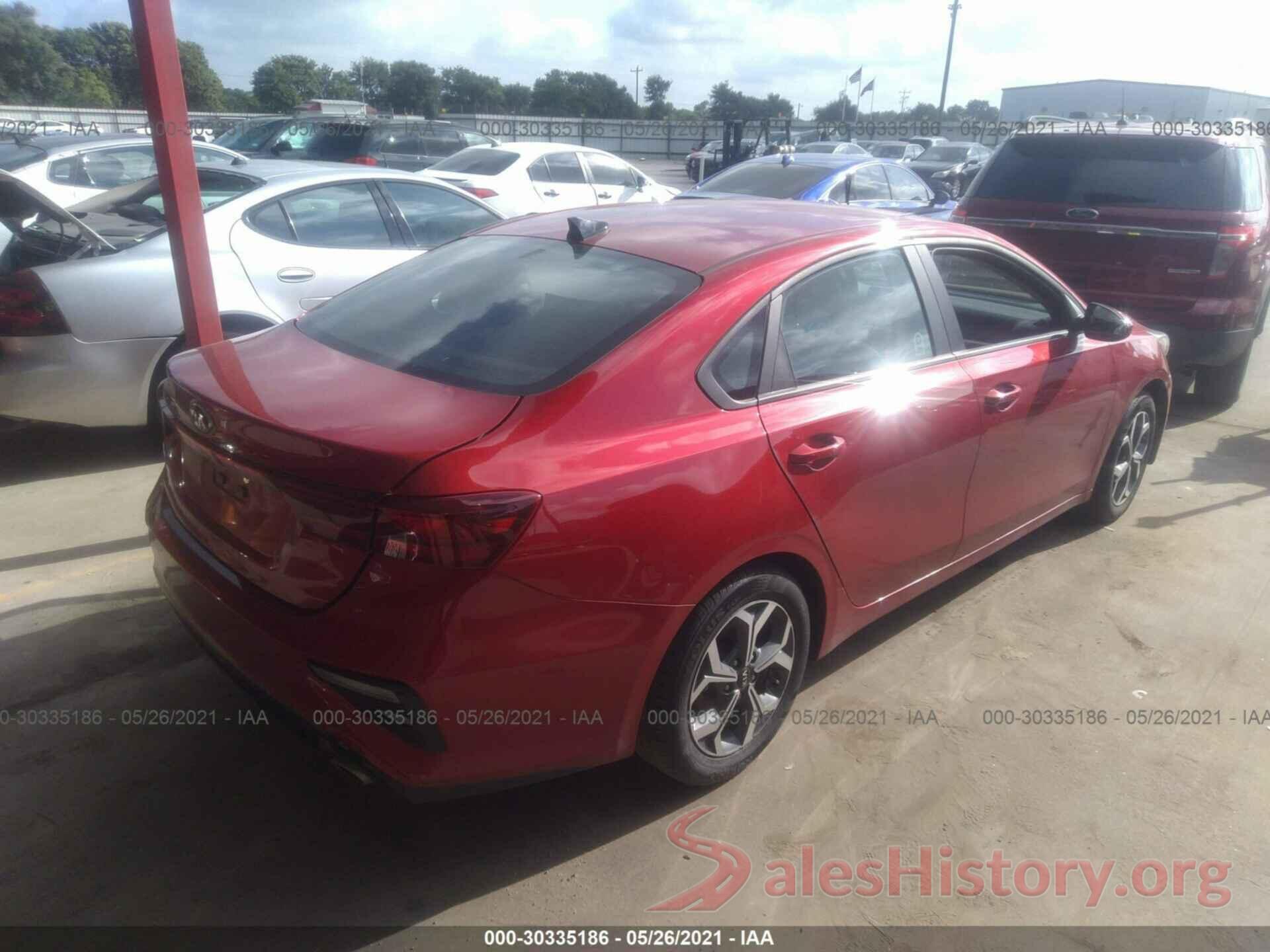 3KPF24AD0LE238052 2020 KIA FORTE