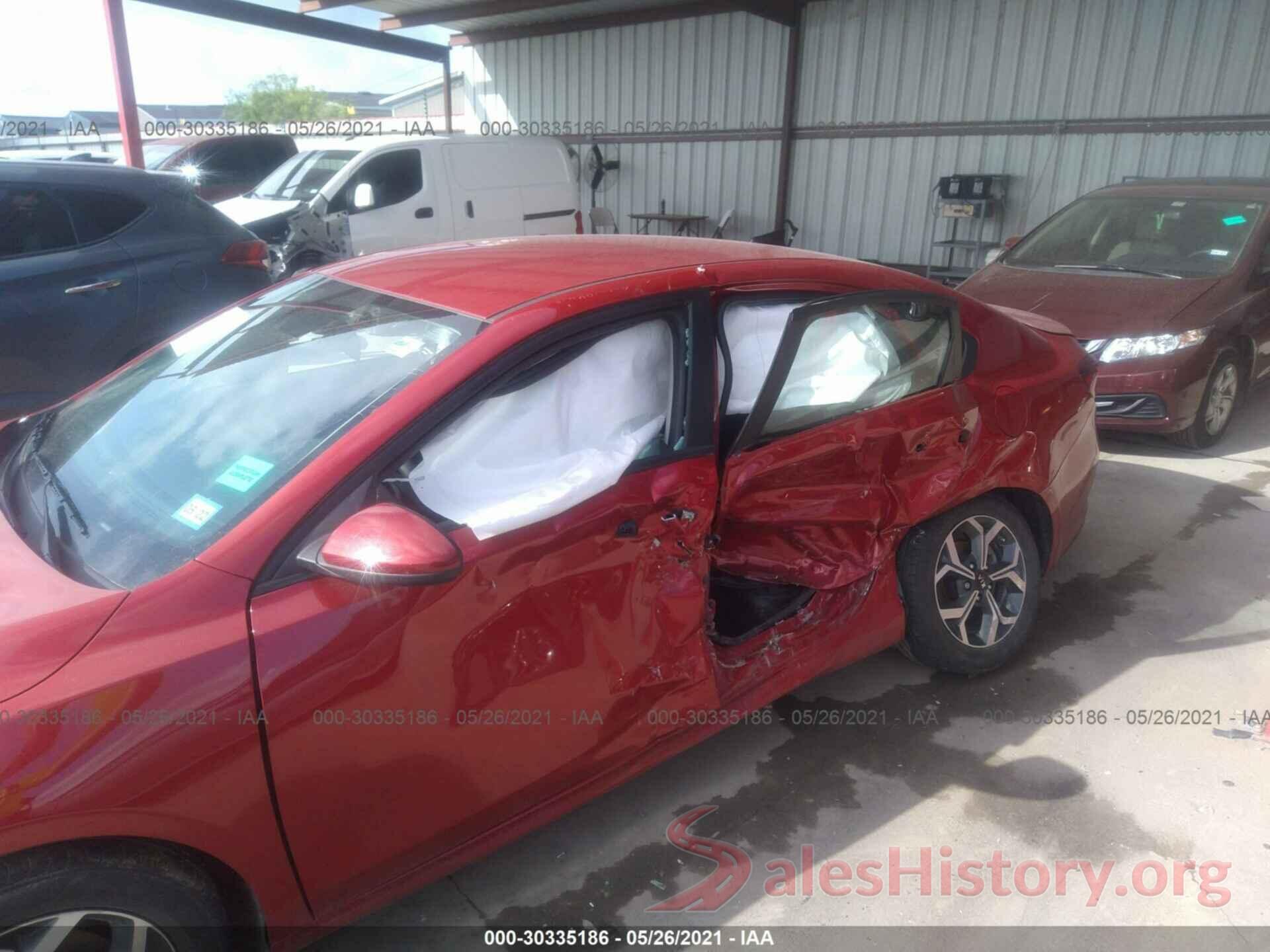 3KPF24AD0LE238052 2020 KIA FORTE