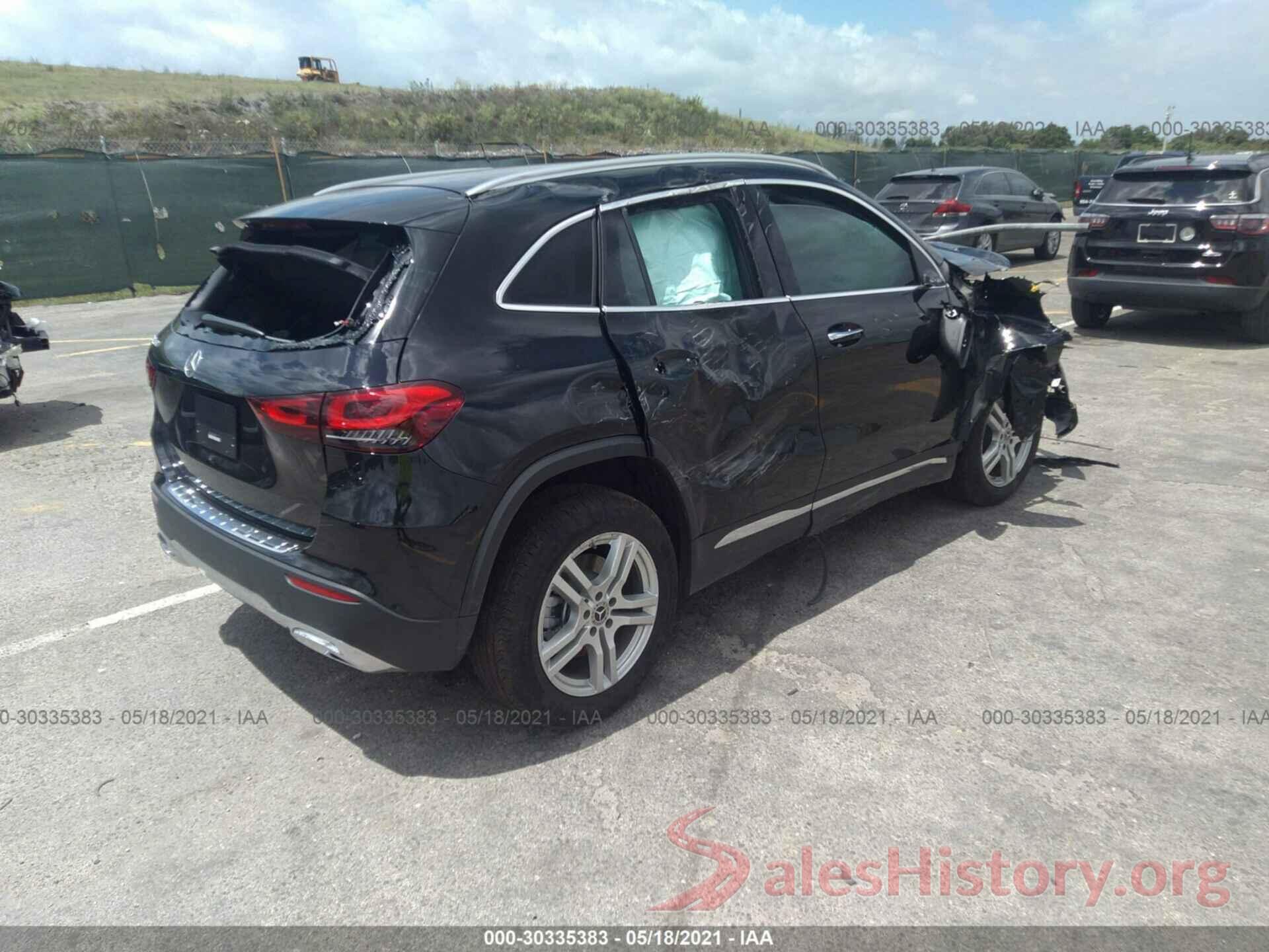 W1N4N4GB6MJ263409 2021 MERCEDES-BENZ GLA