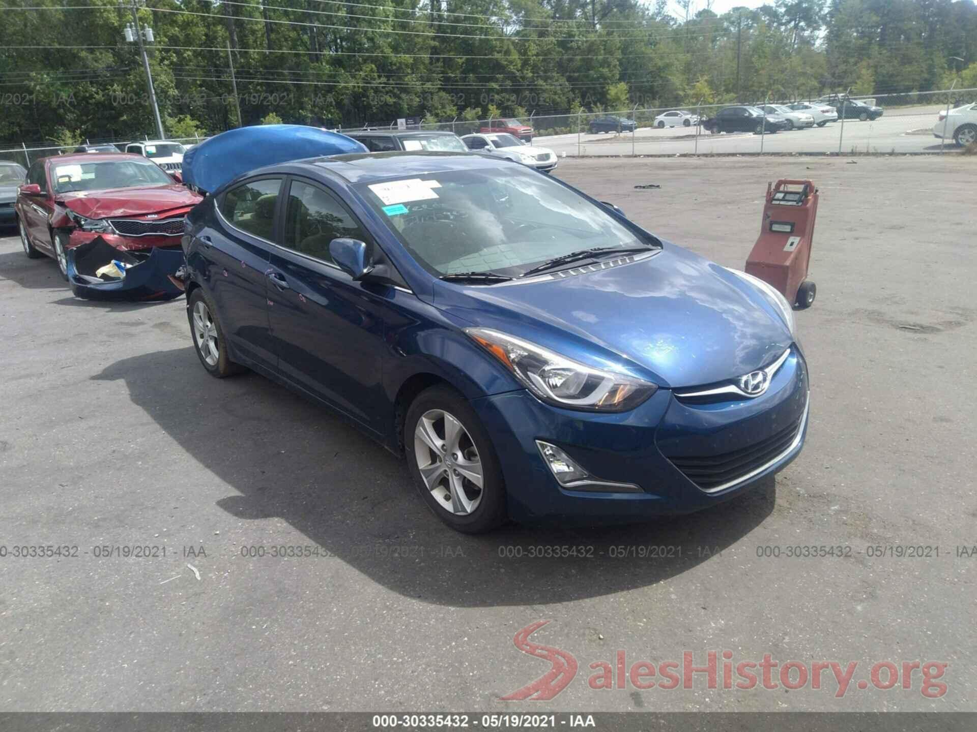 5NPDH4AE1GH781927 2016 HYUNDAI ELANTRA