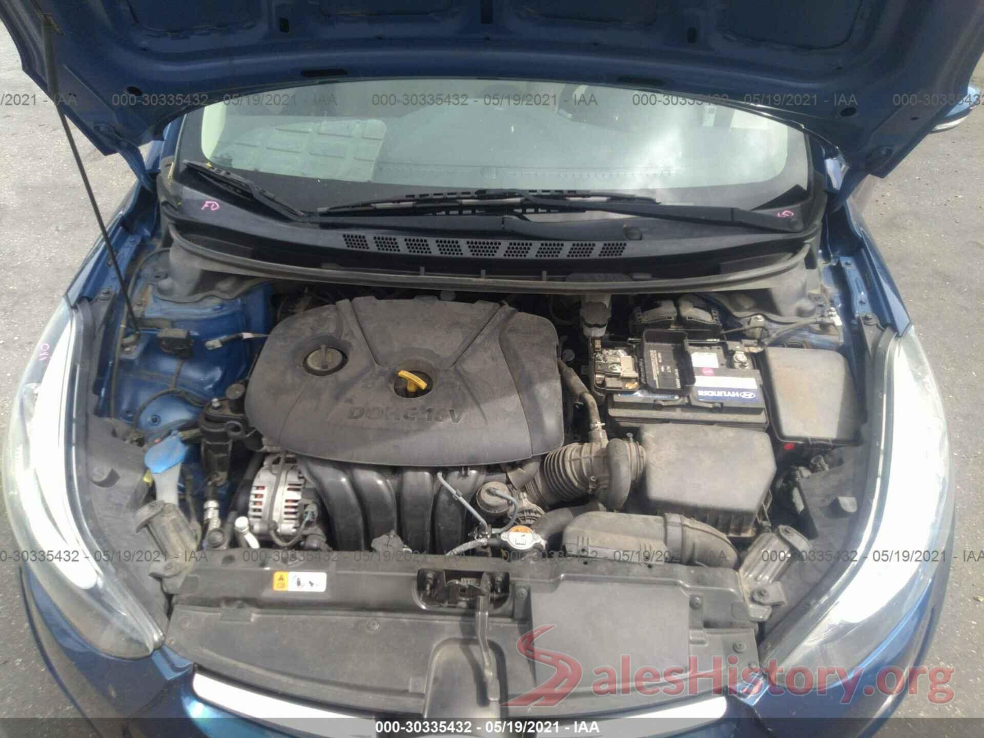 5NPDH4AE1GH781927 2016 HYUNDAI ELANTRA