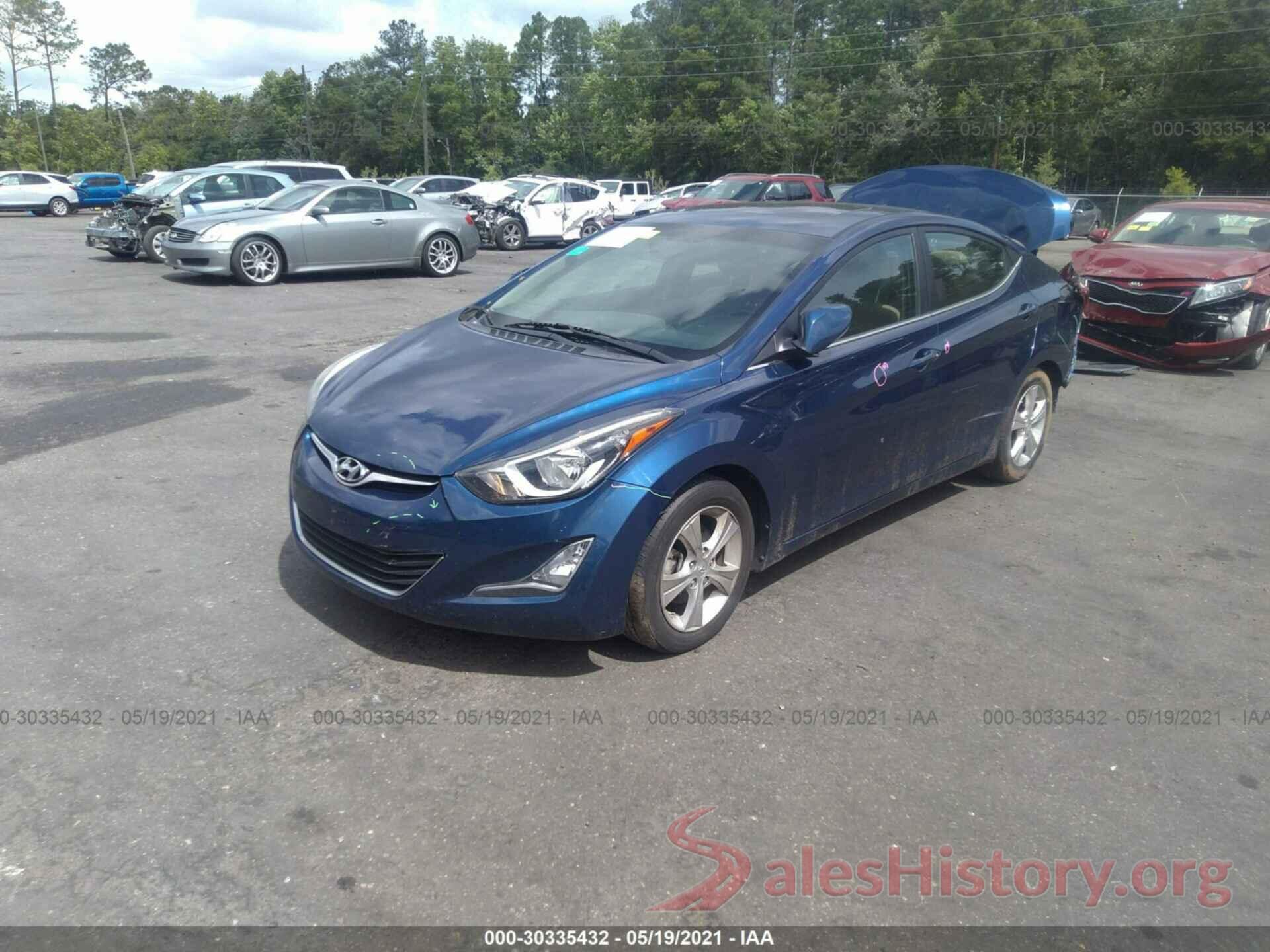 5NPDH4AE1GH781927 2016 HYUNDAI ELANTRA