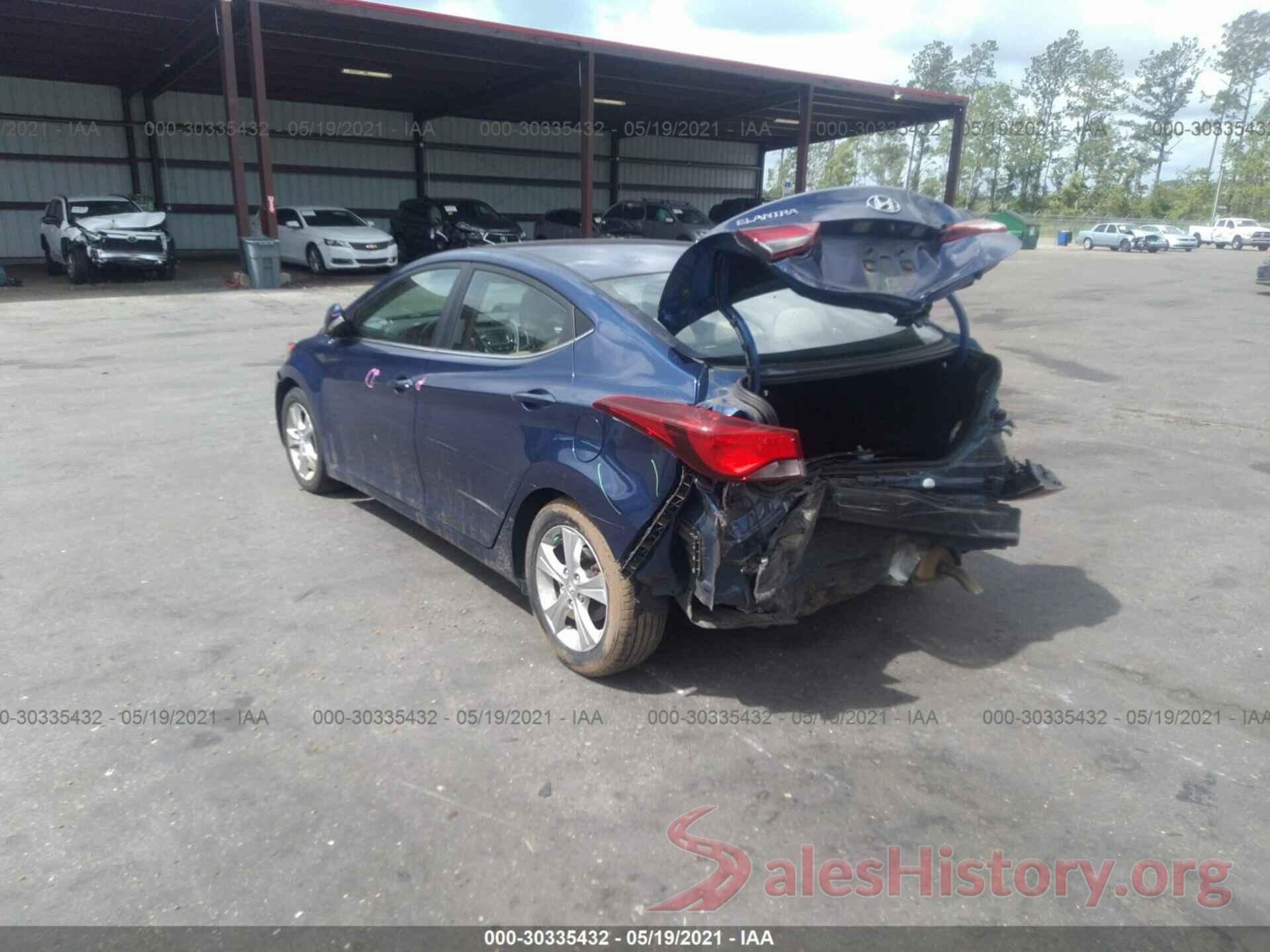 5NPDH4AE1GH781927 2016 HYUNDAI ELANTRA