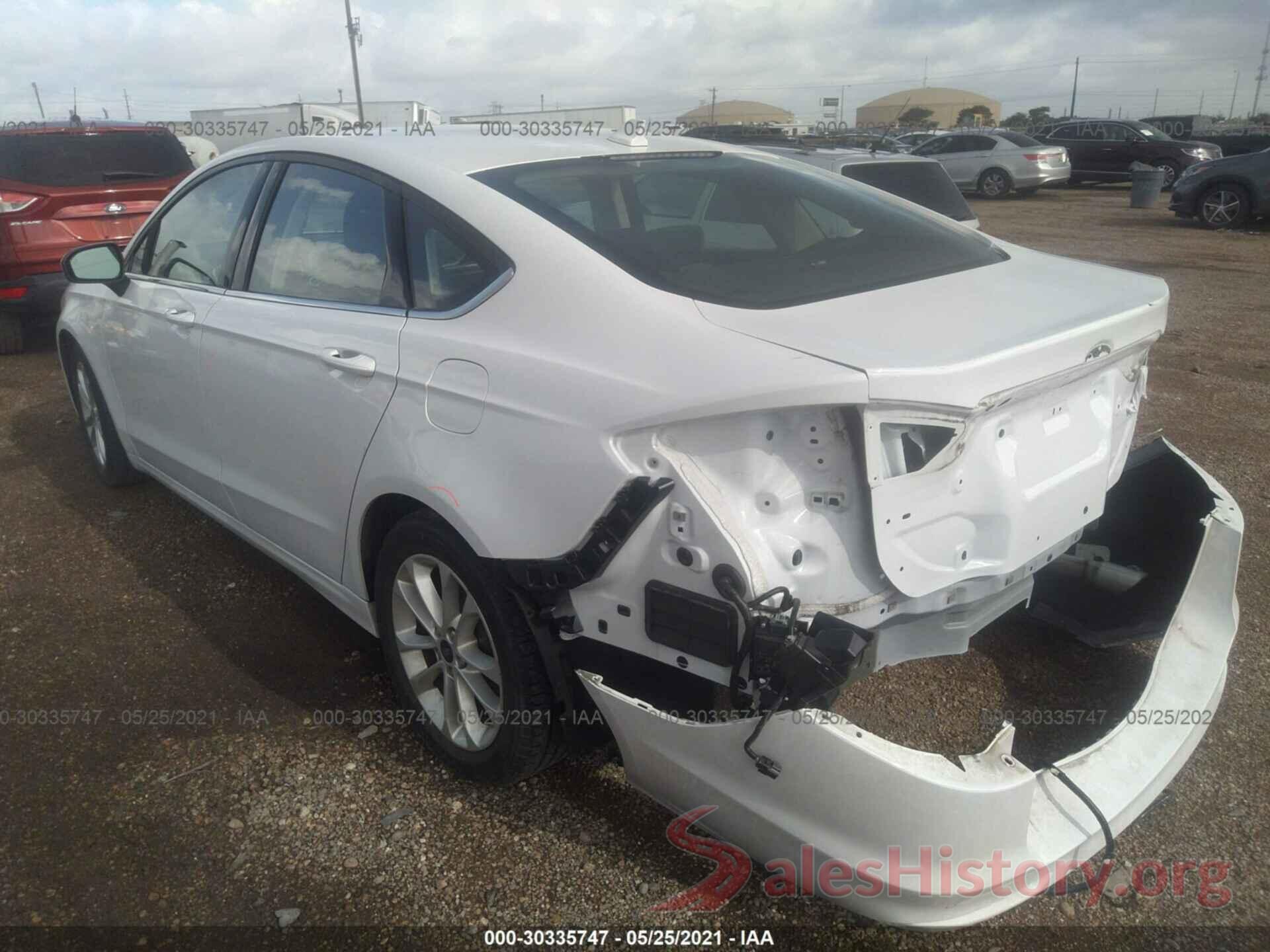 3FA6P0HDXKR104047 2019 FORD FUSION