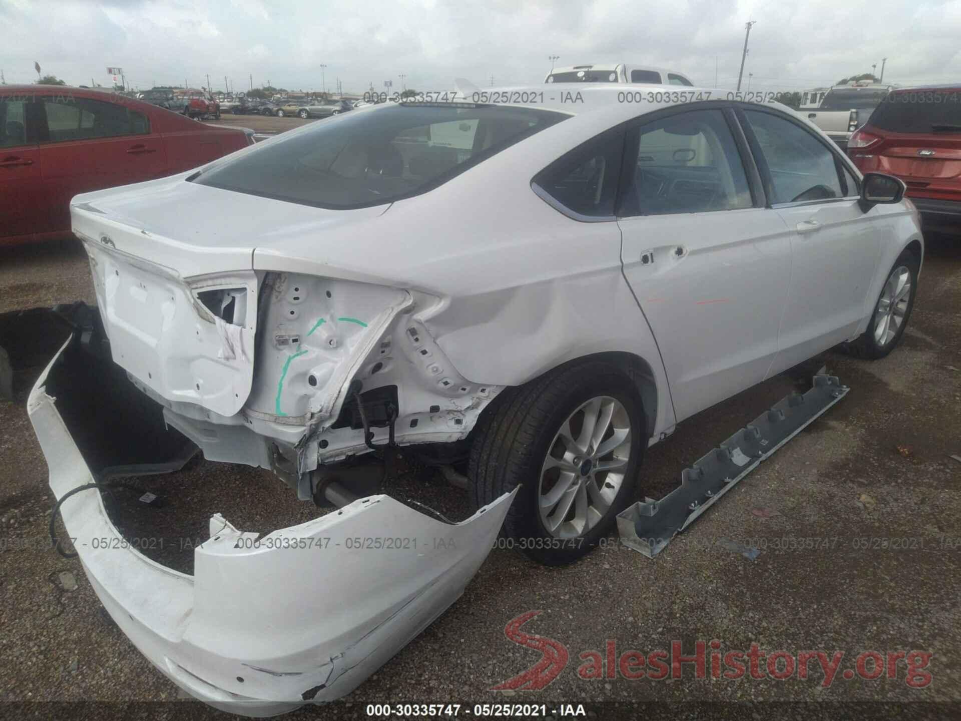 3FA6P0HDXKR104047 2019 FORD FUSION