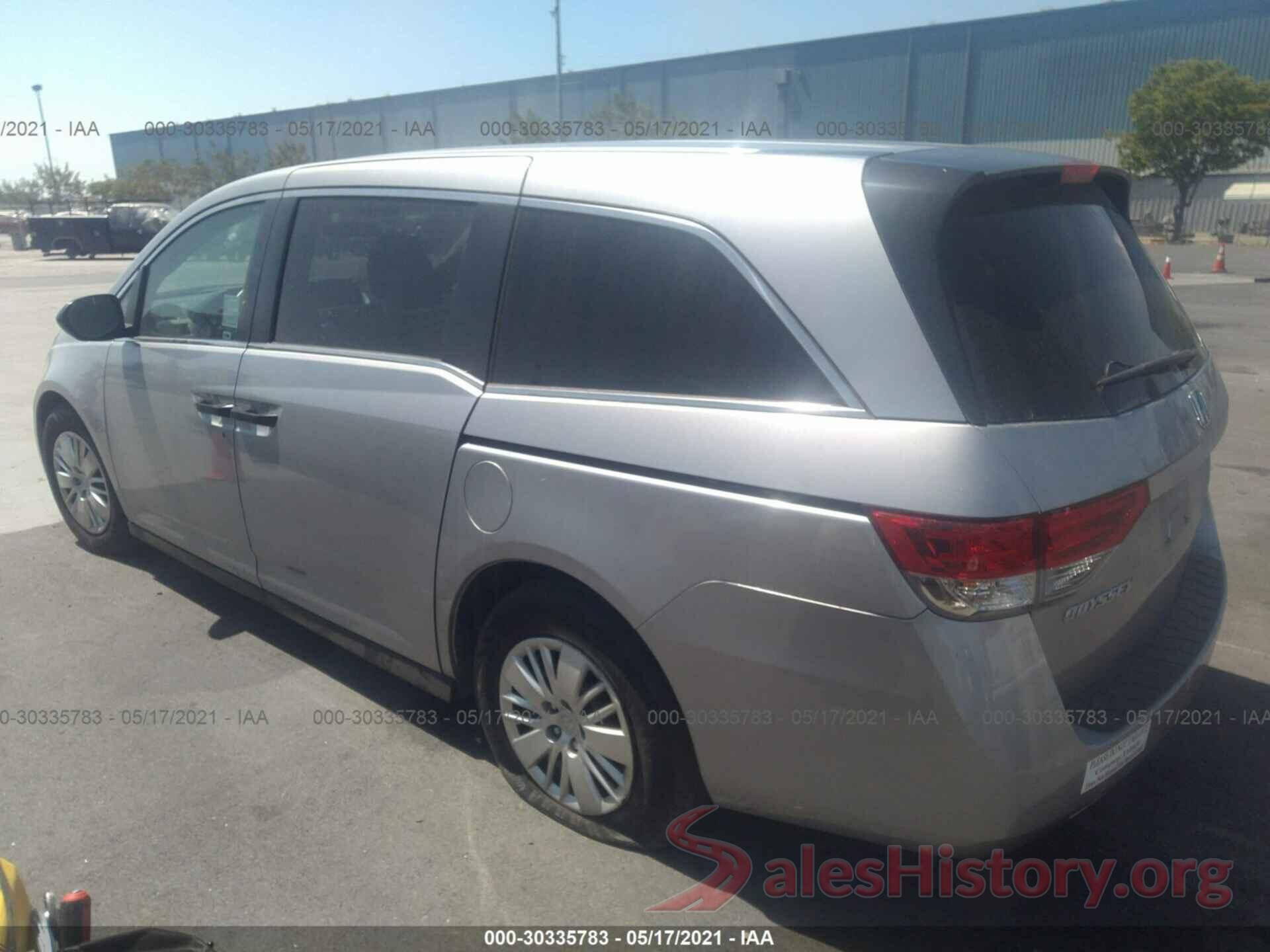 5FNRL5H21GB060284 2016 HONDA ODYSSEY