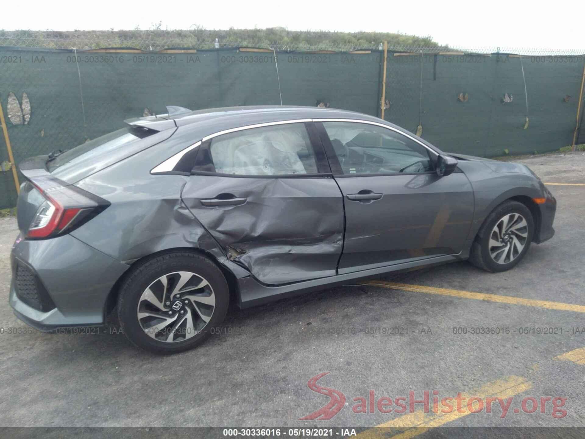 SHHFK7H27HU206964 2017 HONDA CIVIC HATCHBACK