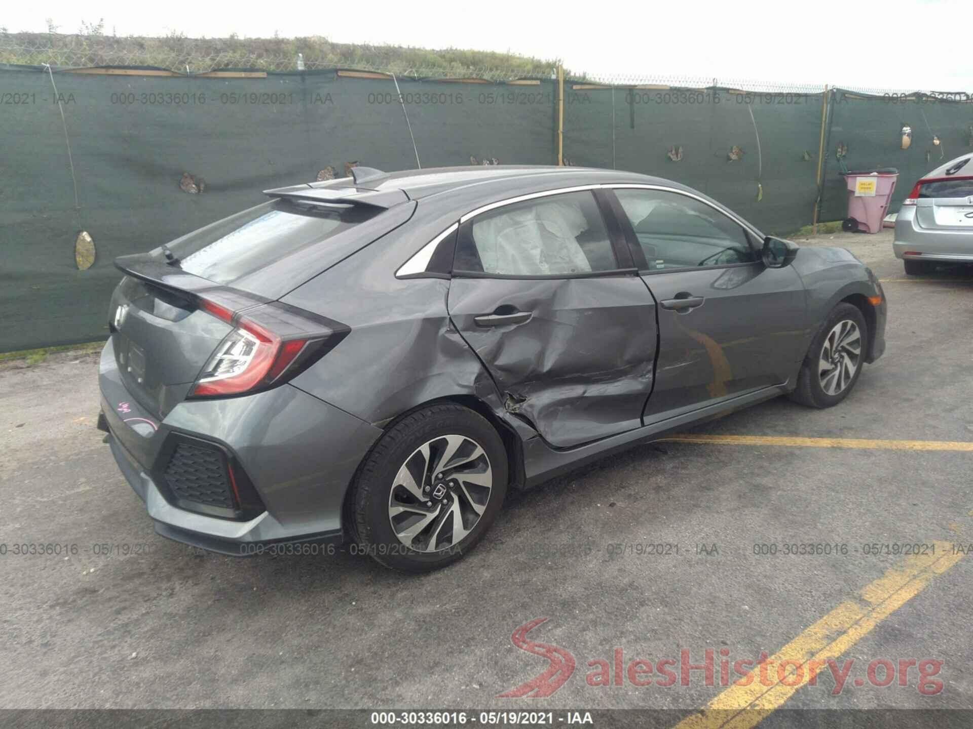 SHHFK7H27HU206964 2017 HONDA CIVIC HATCHBACK