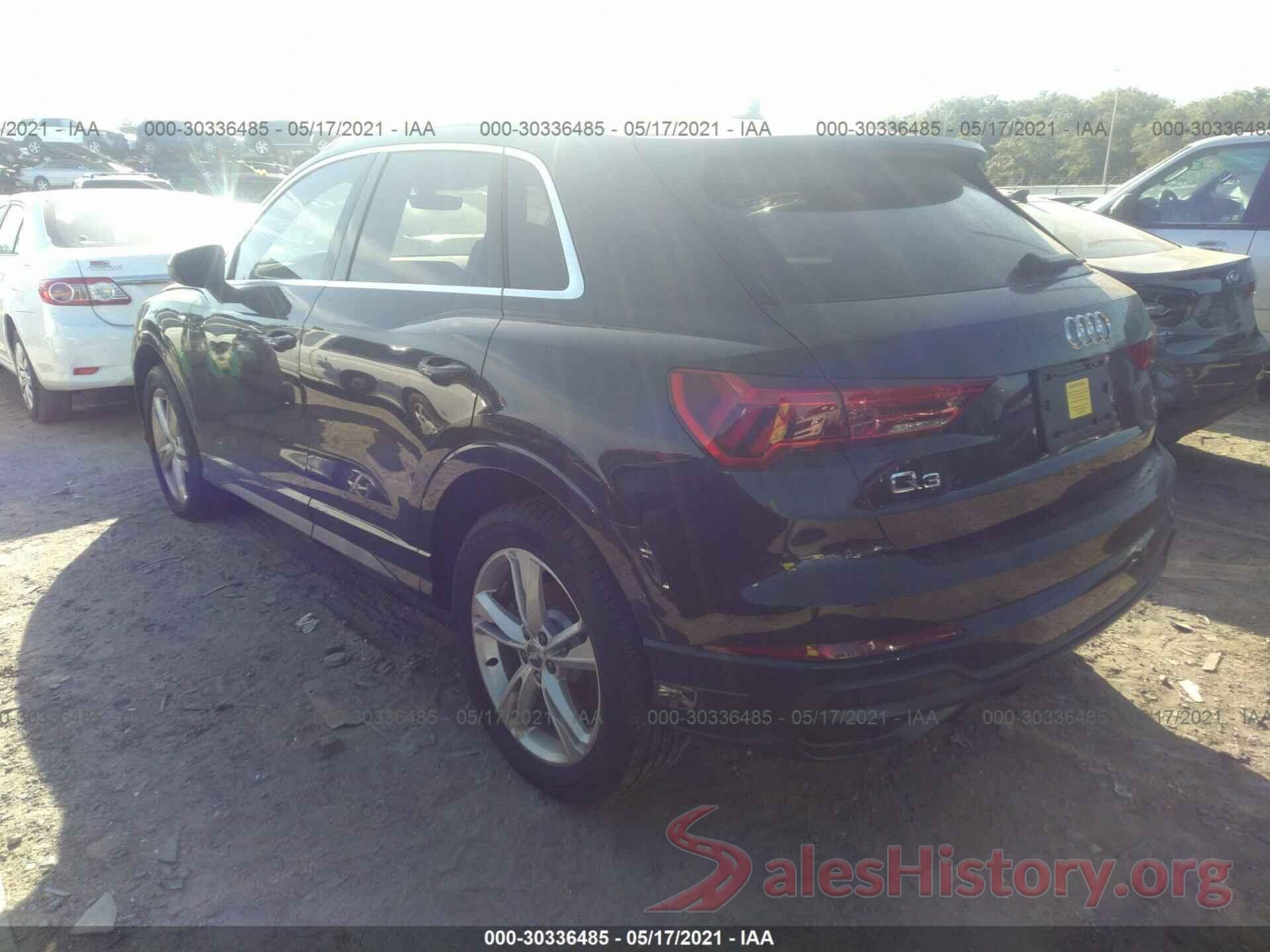 WA1DECF36L1053784 2020 AUDI Q3