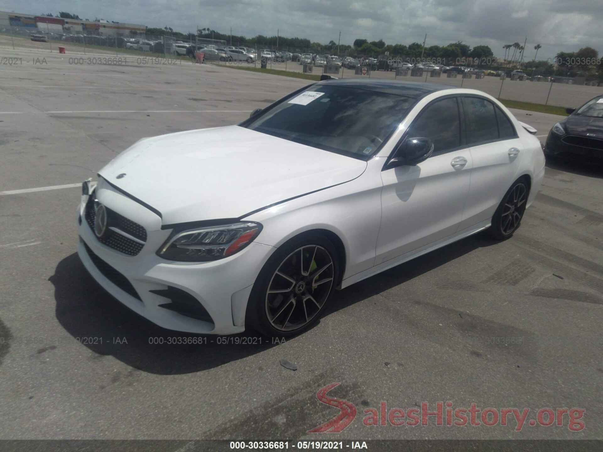 55SWF8DB8KU316963 2019 MERCEDES-BENZ C-CLASS