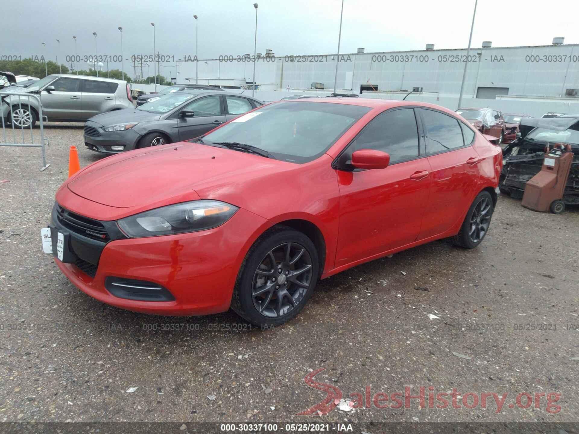 1C3CDFAA3GD624684 2016 DODGE DART