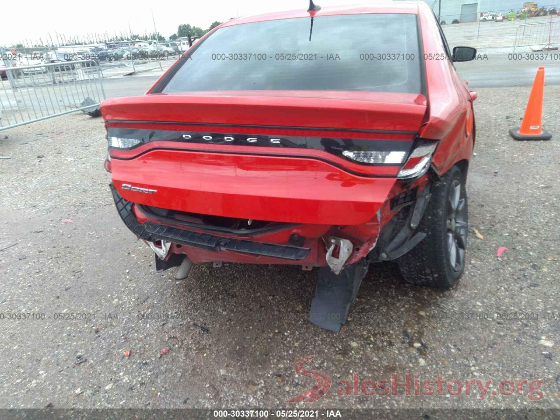 1C3CDFAA3GD624684 2016 DODGE DART