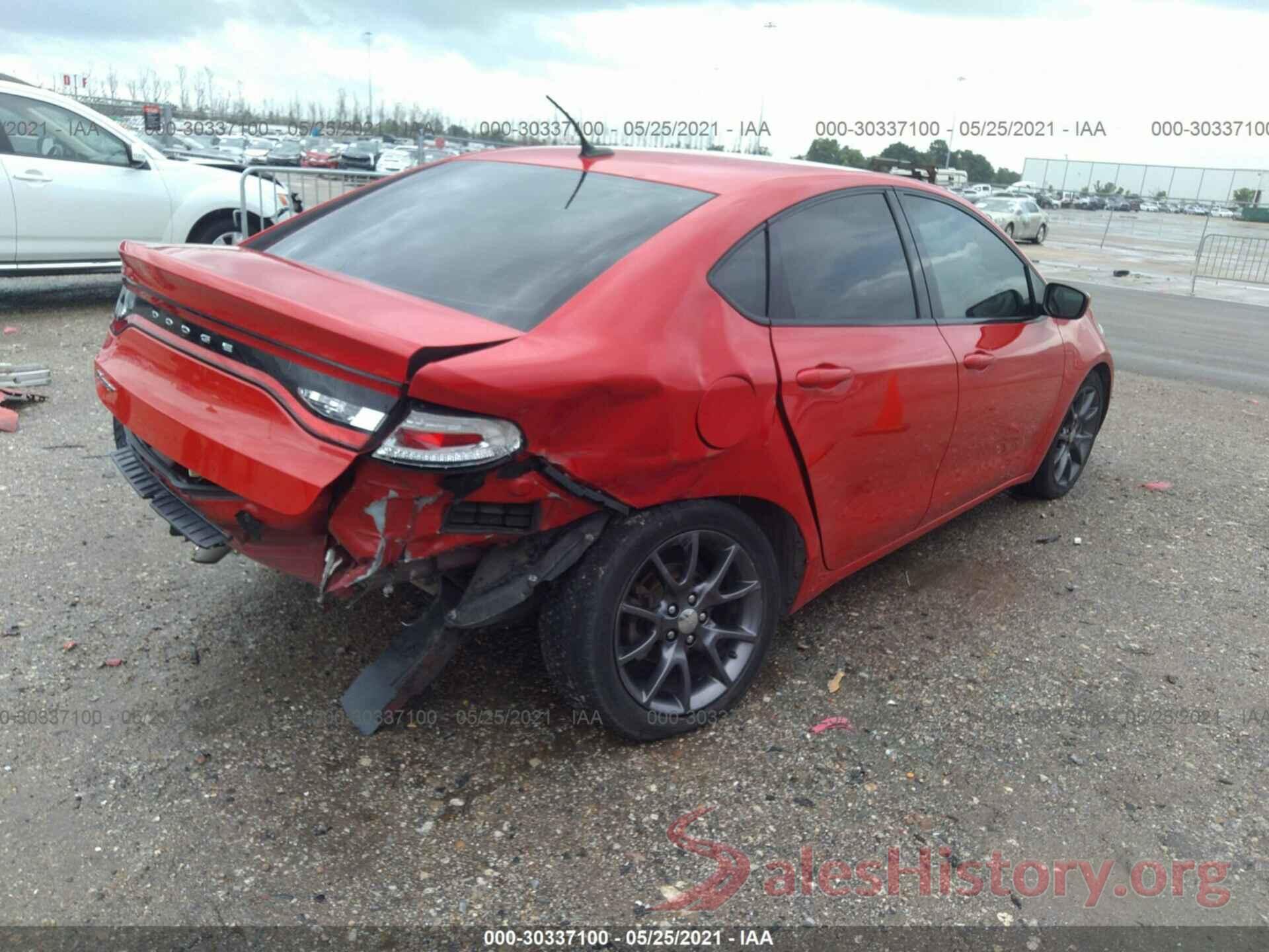 1C3CDFAA3GD624684 2016 DODGE DART