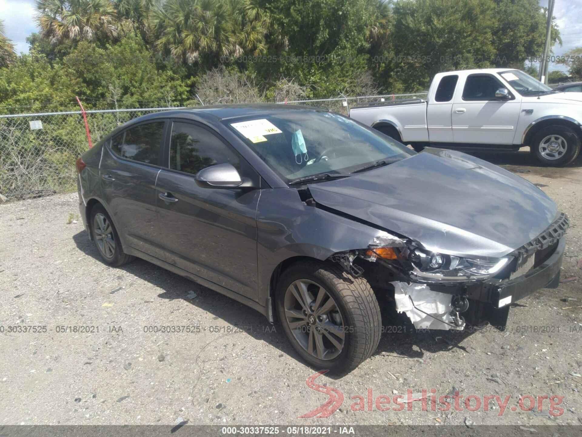 5NPD84LF0JH344322 2018 HYUNDAI ELANTRA