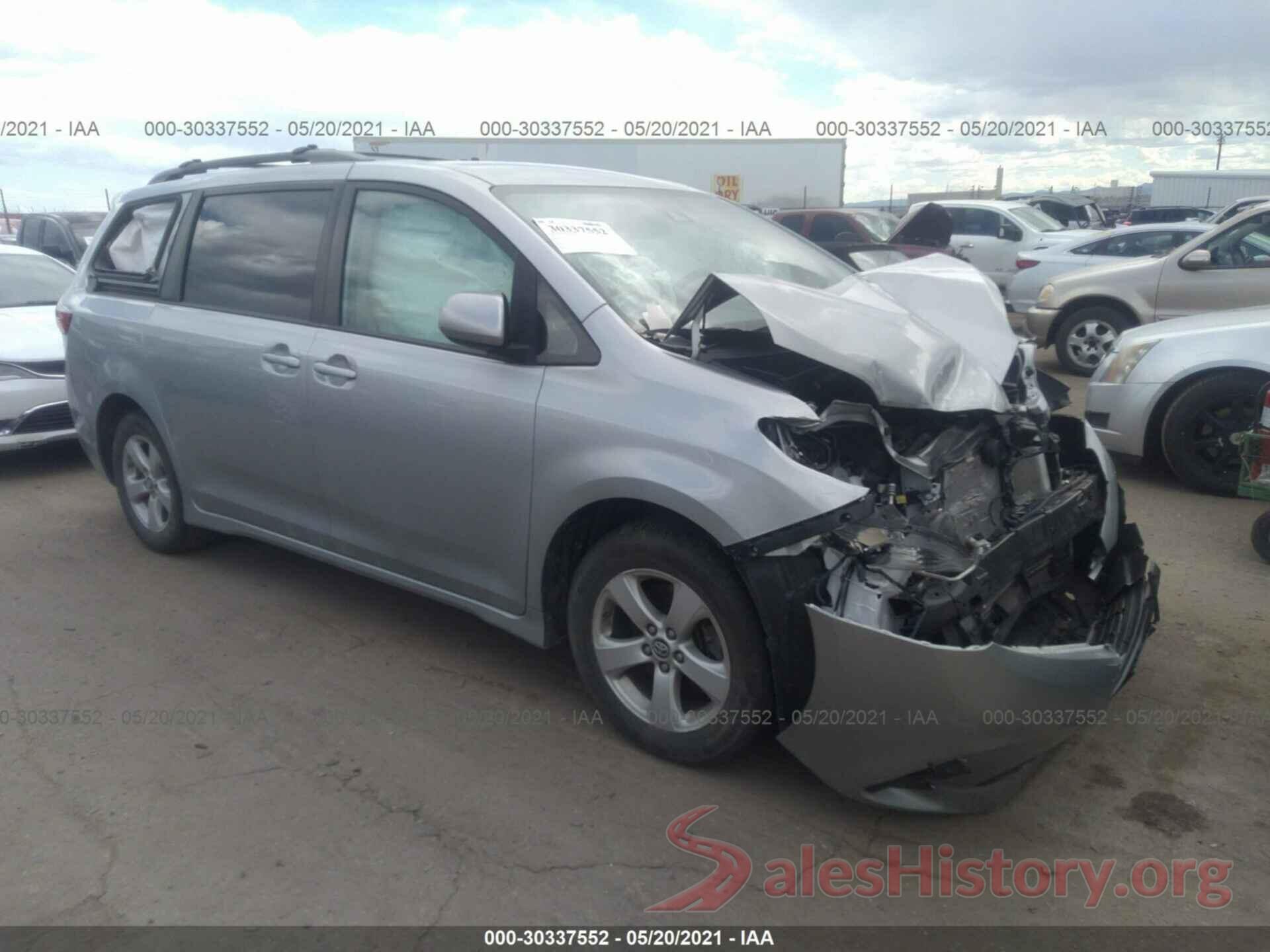 5TDKZ3DC2KS004085 2019 TOYOTA SIENNA