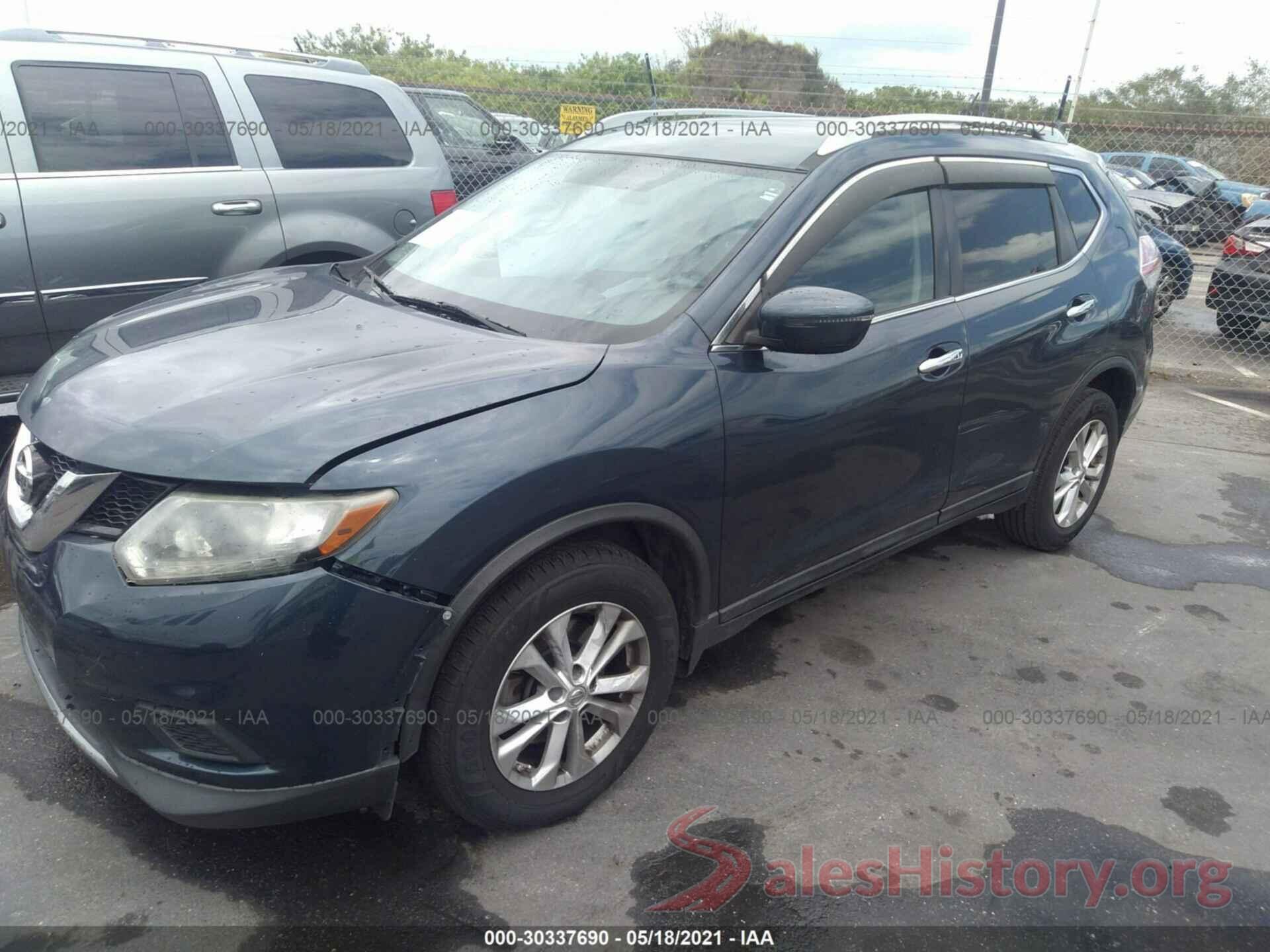 5N1AT2MN8GC766348 2016 NISSAN ROGUE