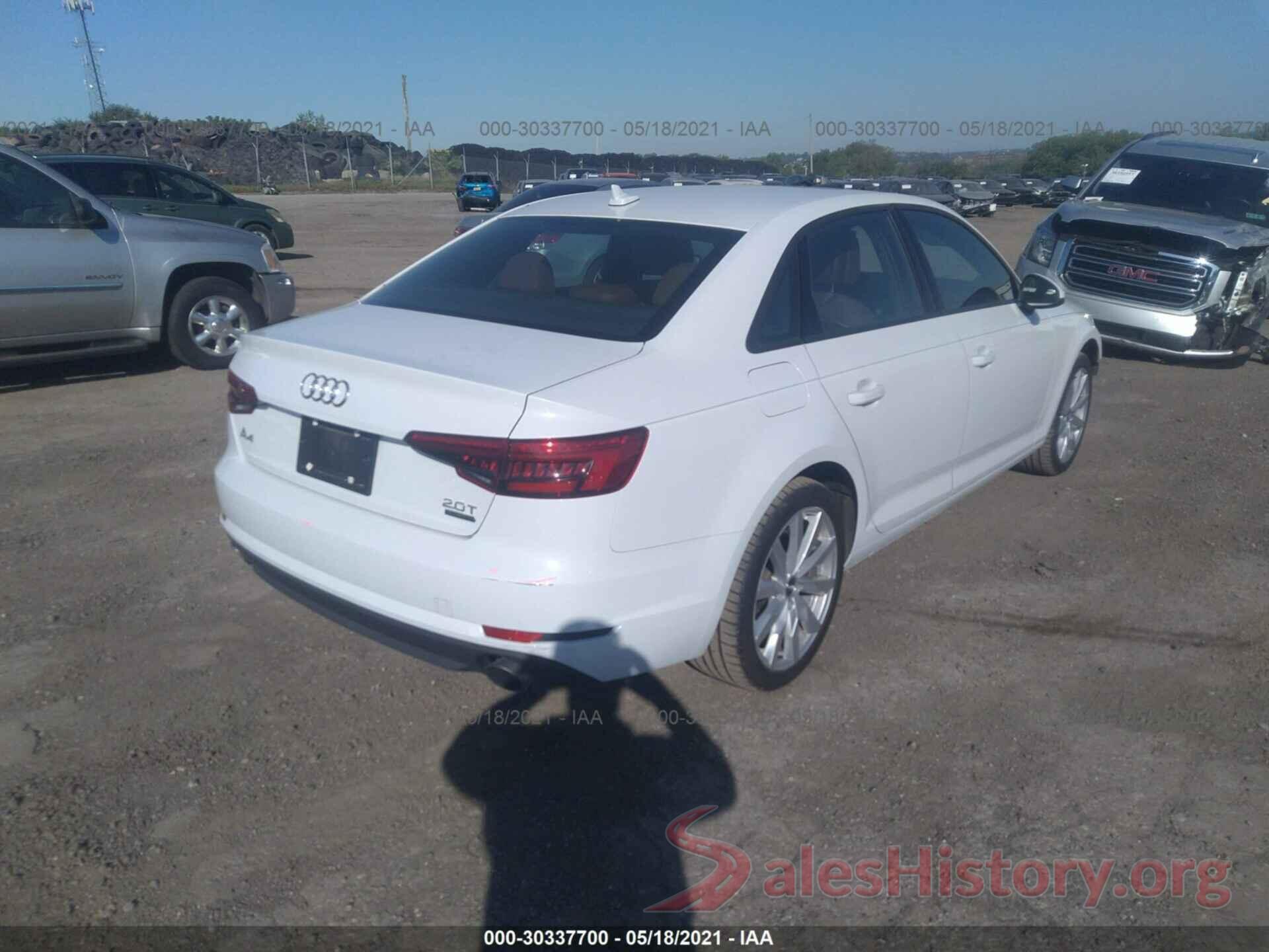 WAUANAF48HN030798 2017 AUDI A4