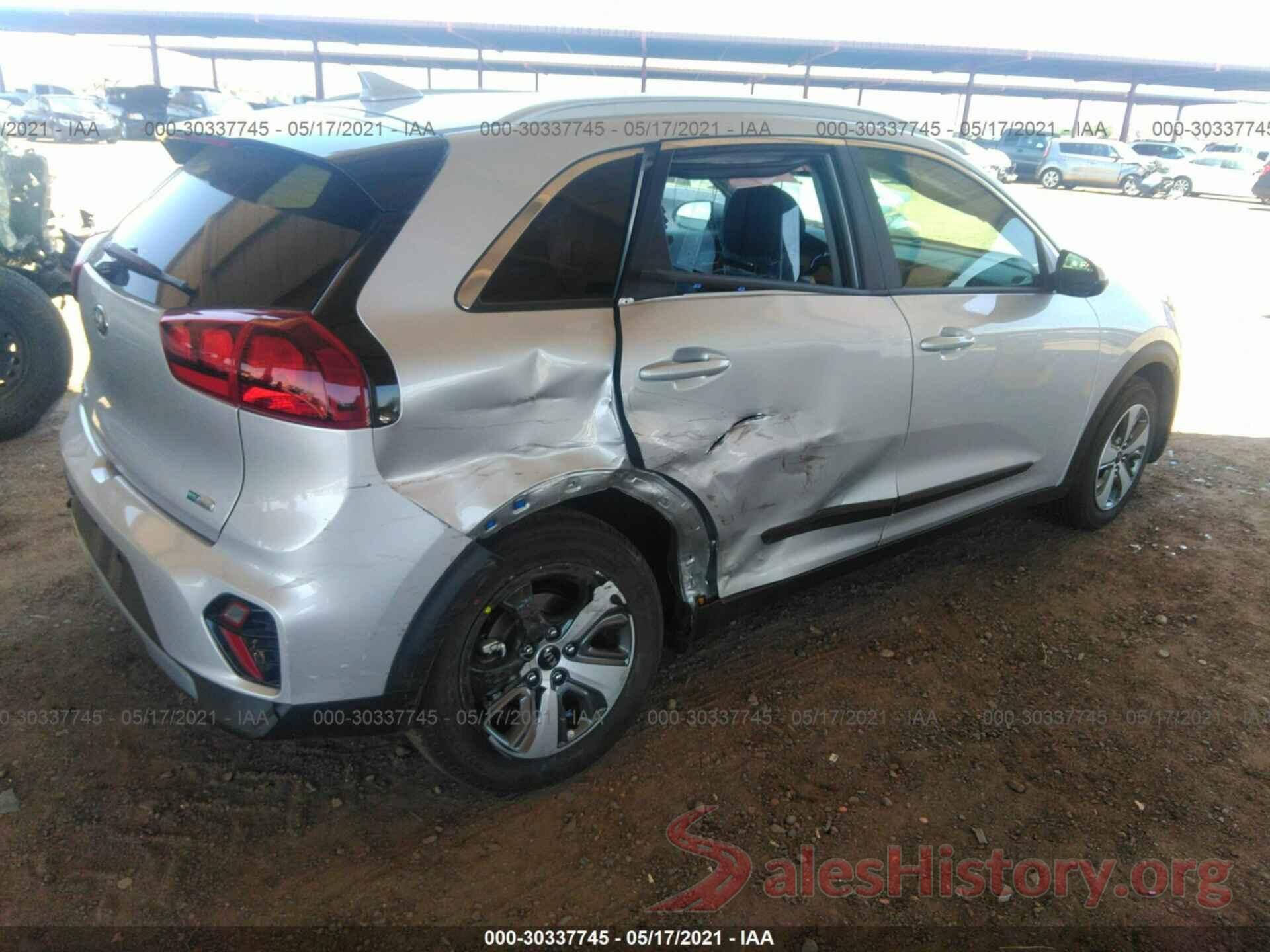 KNDCB3LC7L5369153 2020 KIA NIRO