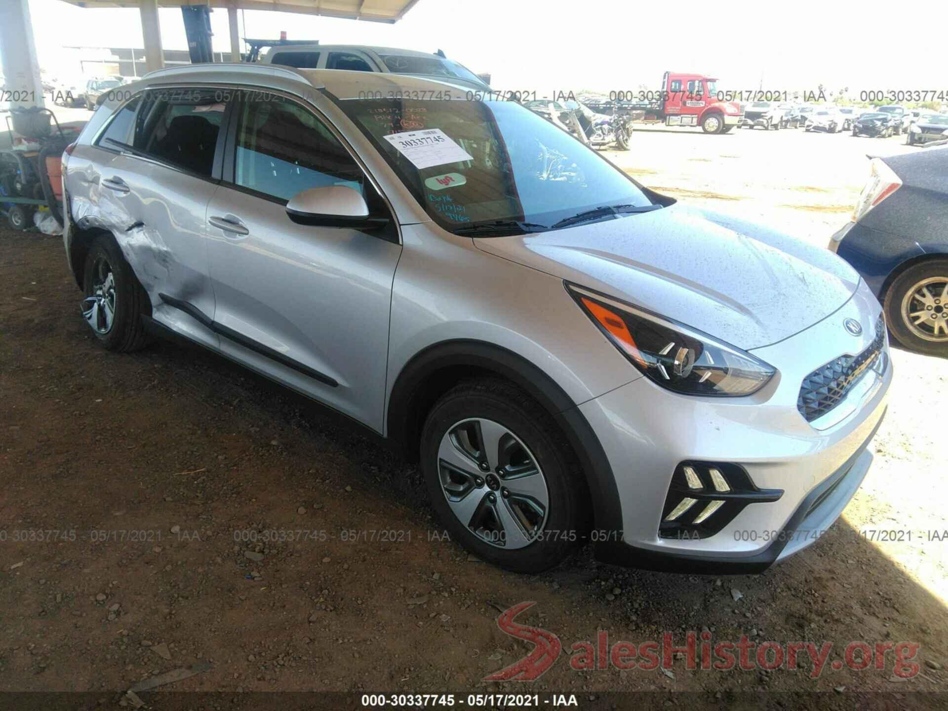 KNDCB3LC7L5369153 2020 KIA NIRO