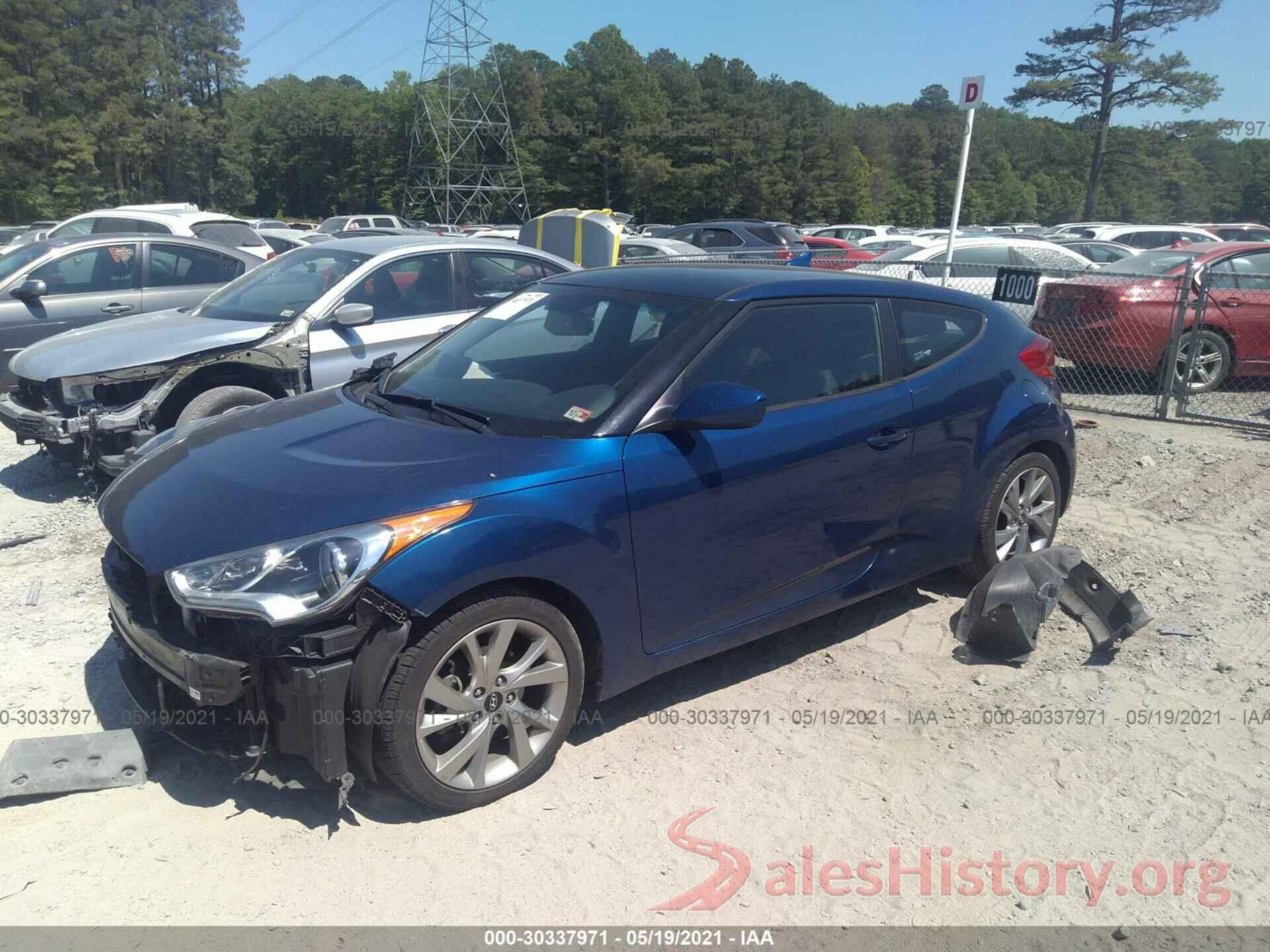 KMHTC6AD3HU308305 2017 HYUNDAI VELOSTER