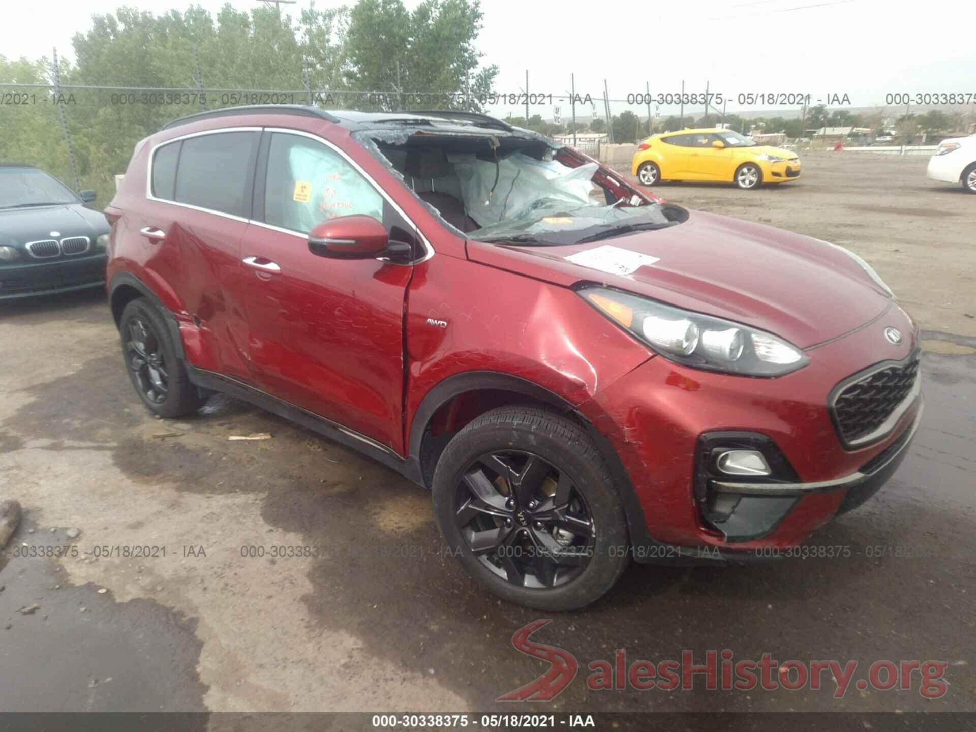 KNDP6CACXL7814109 2020 KIA SPORTAGE