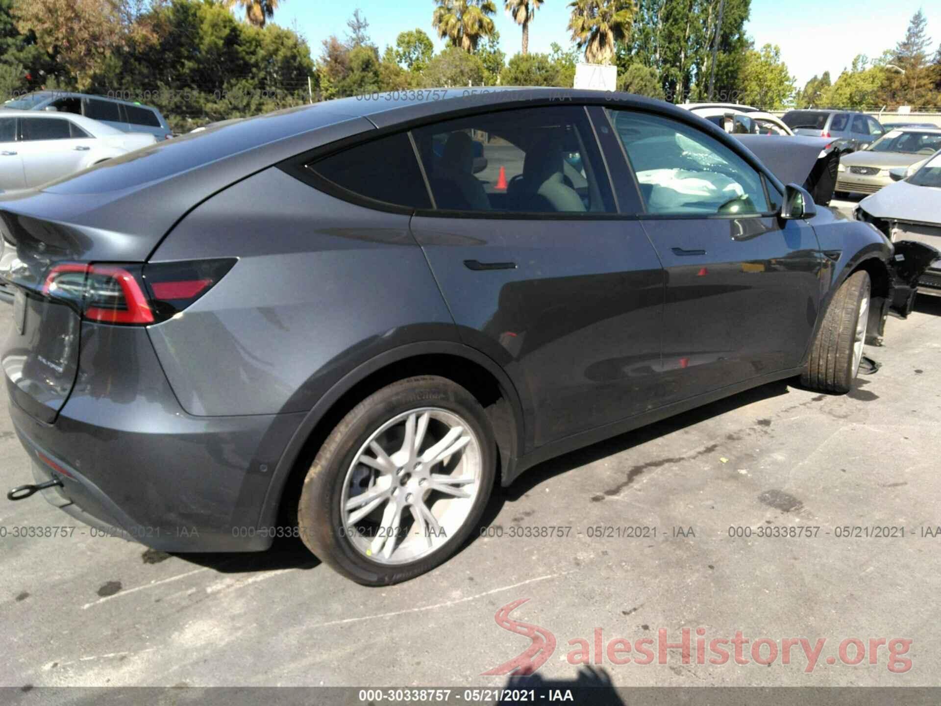 5YJYGDEE8MF158457 2021 TESLA MODEL Y