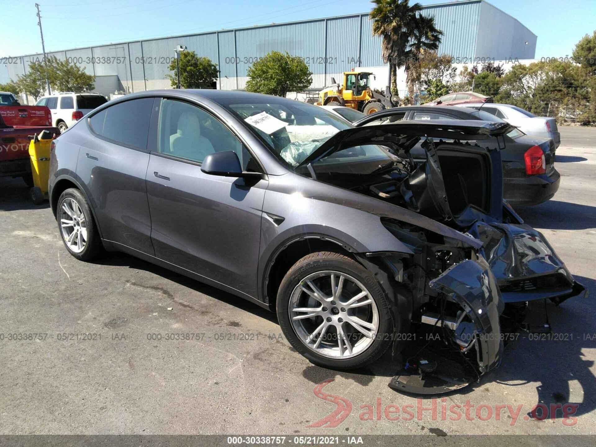 5YJYGDEE8MF158457 2021 TESLA MODEL Y