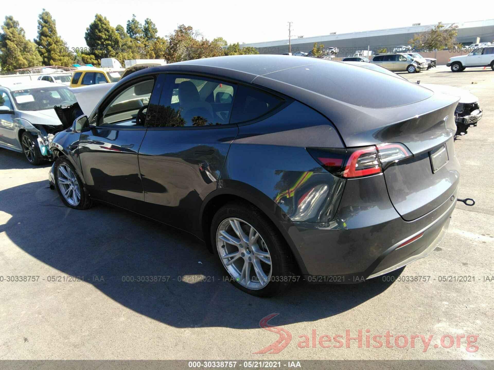 5YJYGDEE8MF158457 2021 TESLA MODEL Y