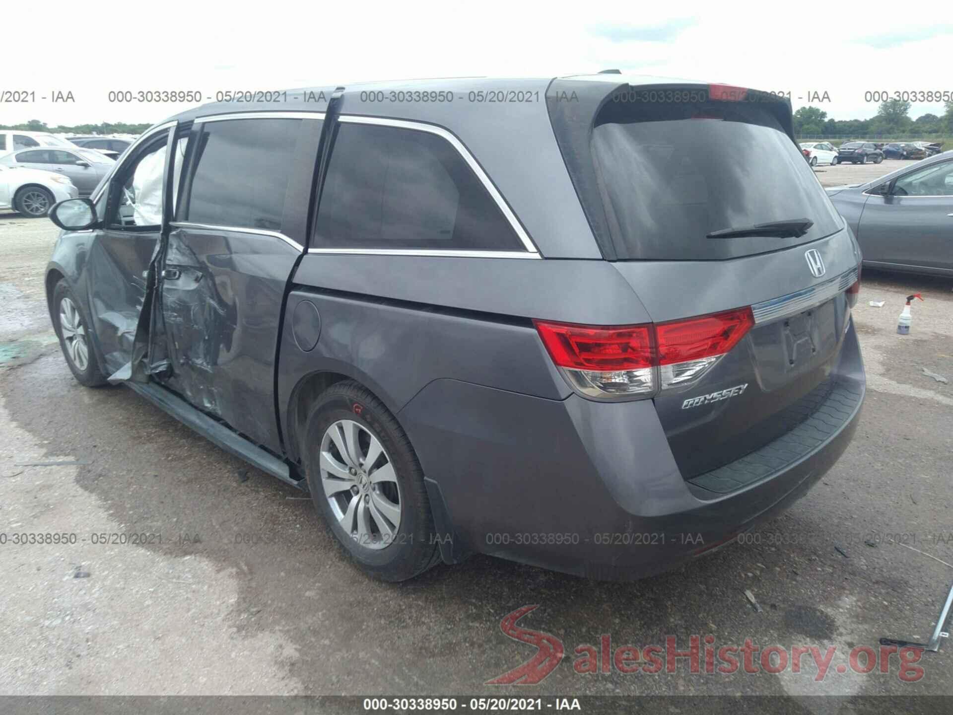 5FNRL5H32GB010390 2016 HONDA ODYSSEY