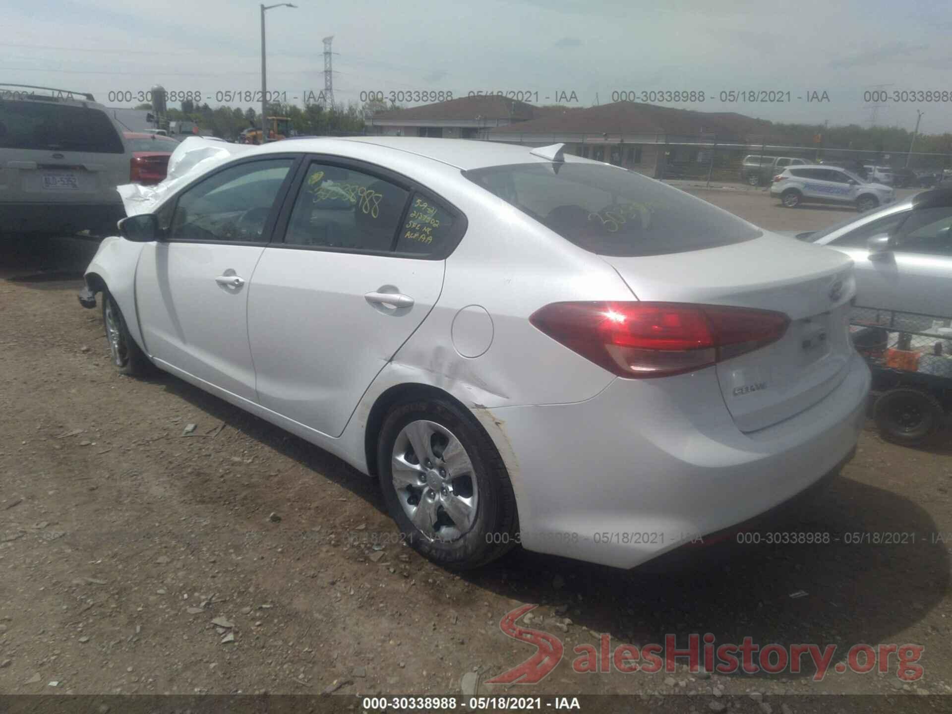 3KPFL4A77JE202217 2018 KIA FORTE