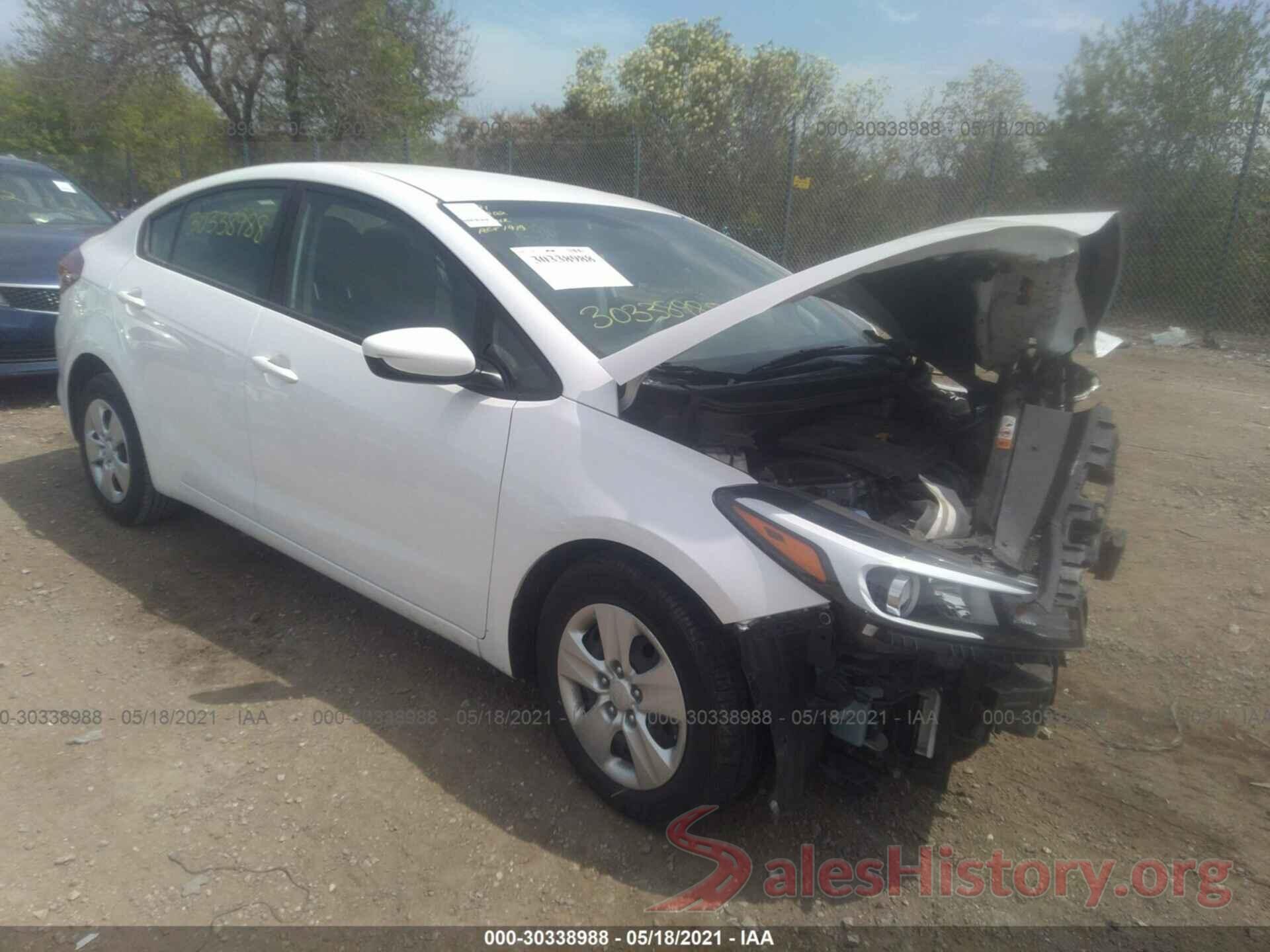 3KPFL4A77JE202217 2018 KIA FORTE