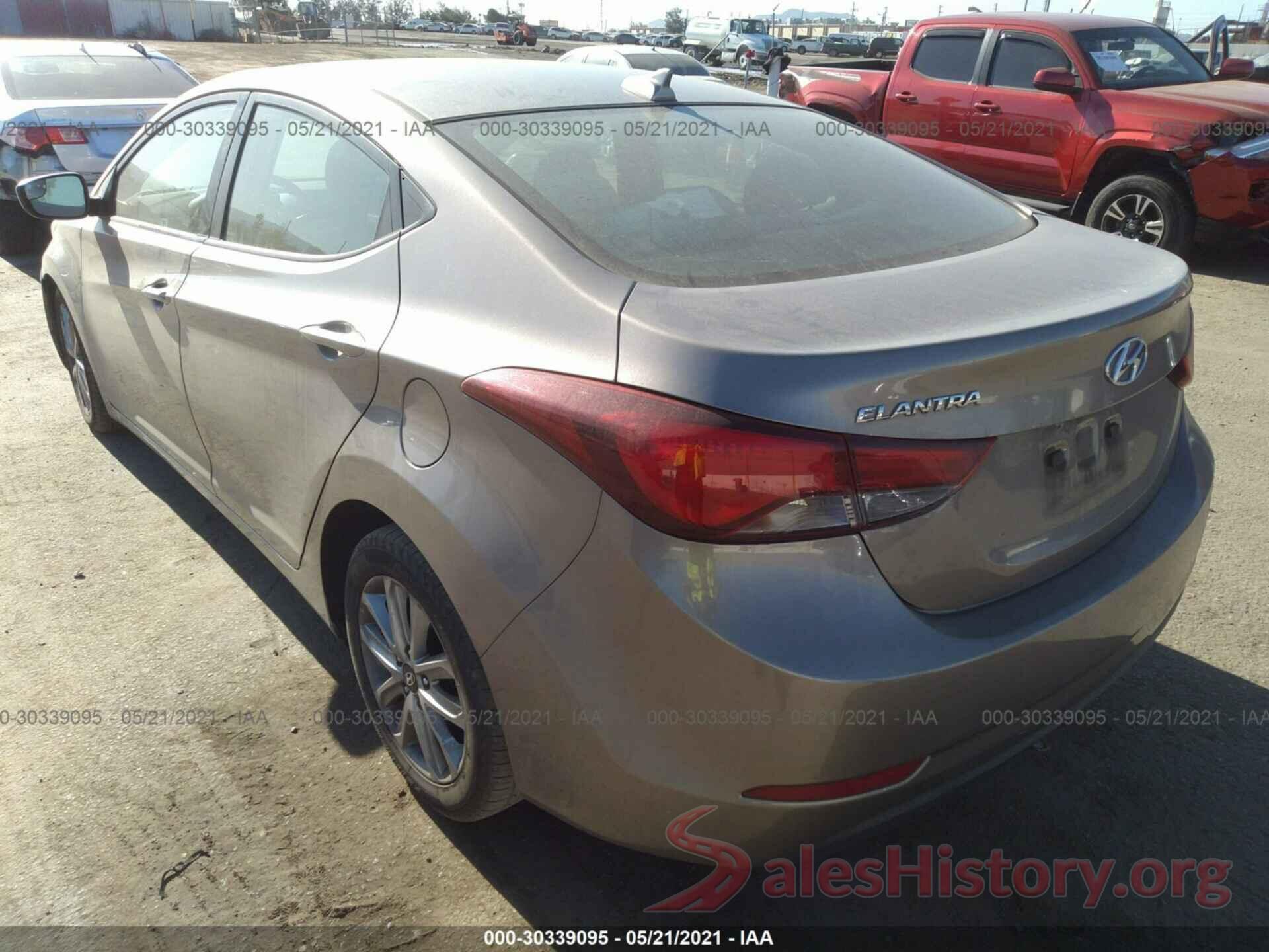 5NPDH4AE7GH706391 2016 HYUNDAI ELANTRA