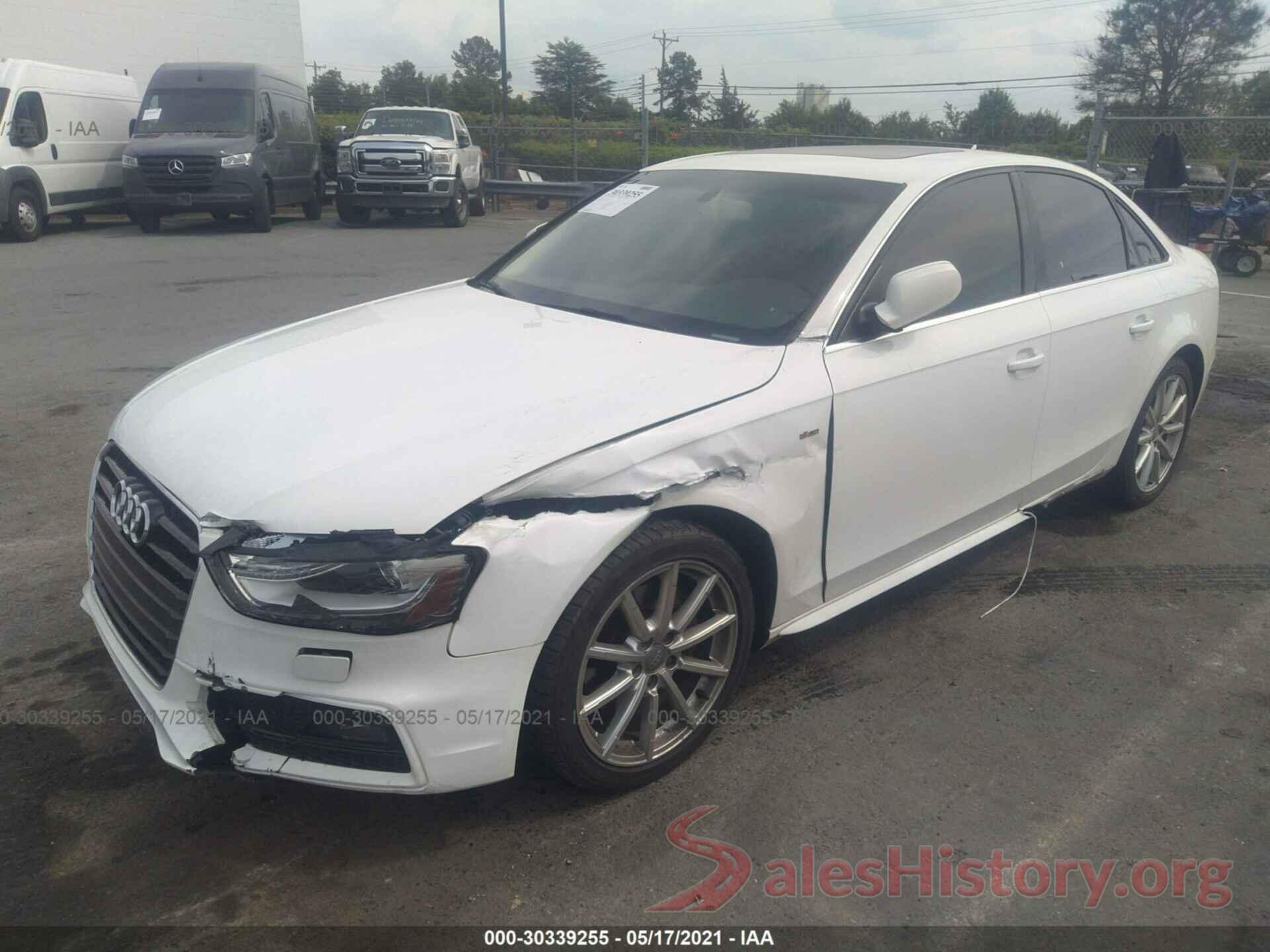 WAUAFAFL1GN002991 2016 AUDI A4