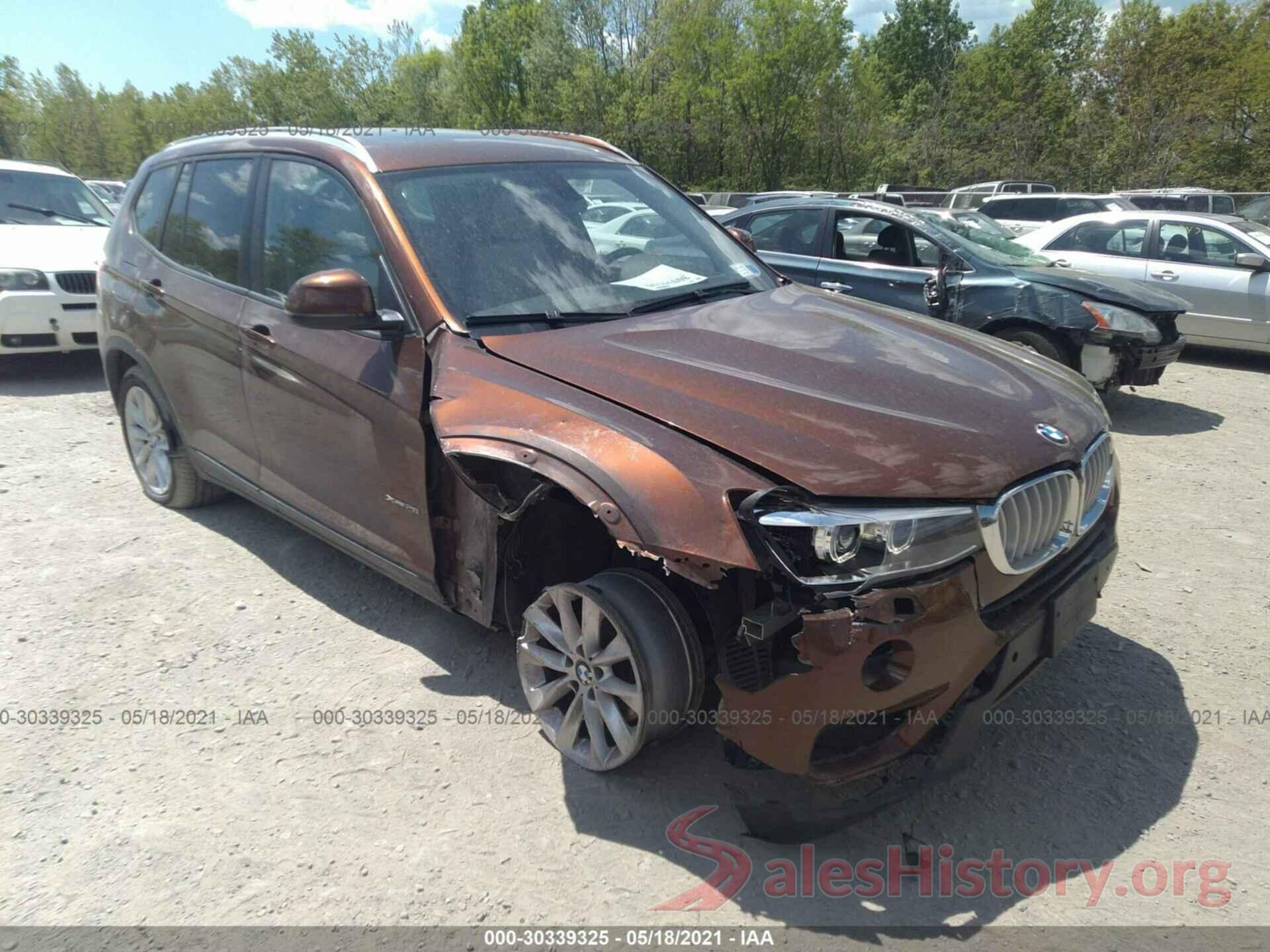 5UXWX9C55H0T01889 2017 BMW X3