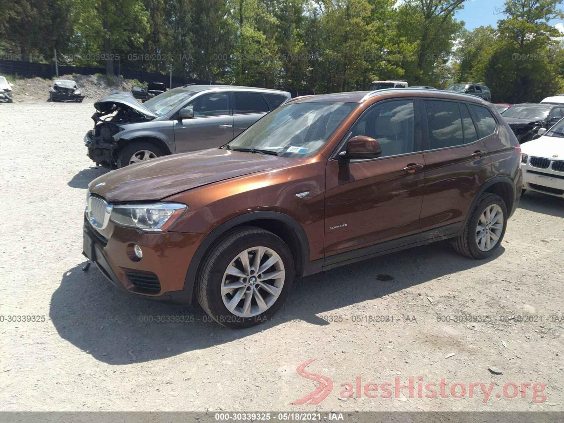 5UXWX9C55H0T01889 2017 BMW X3