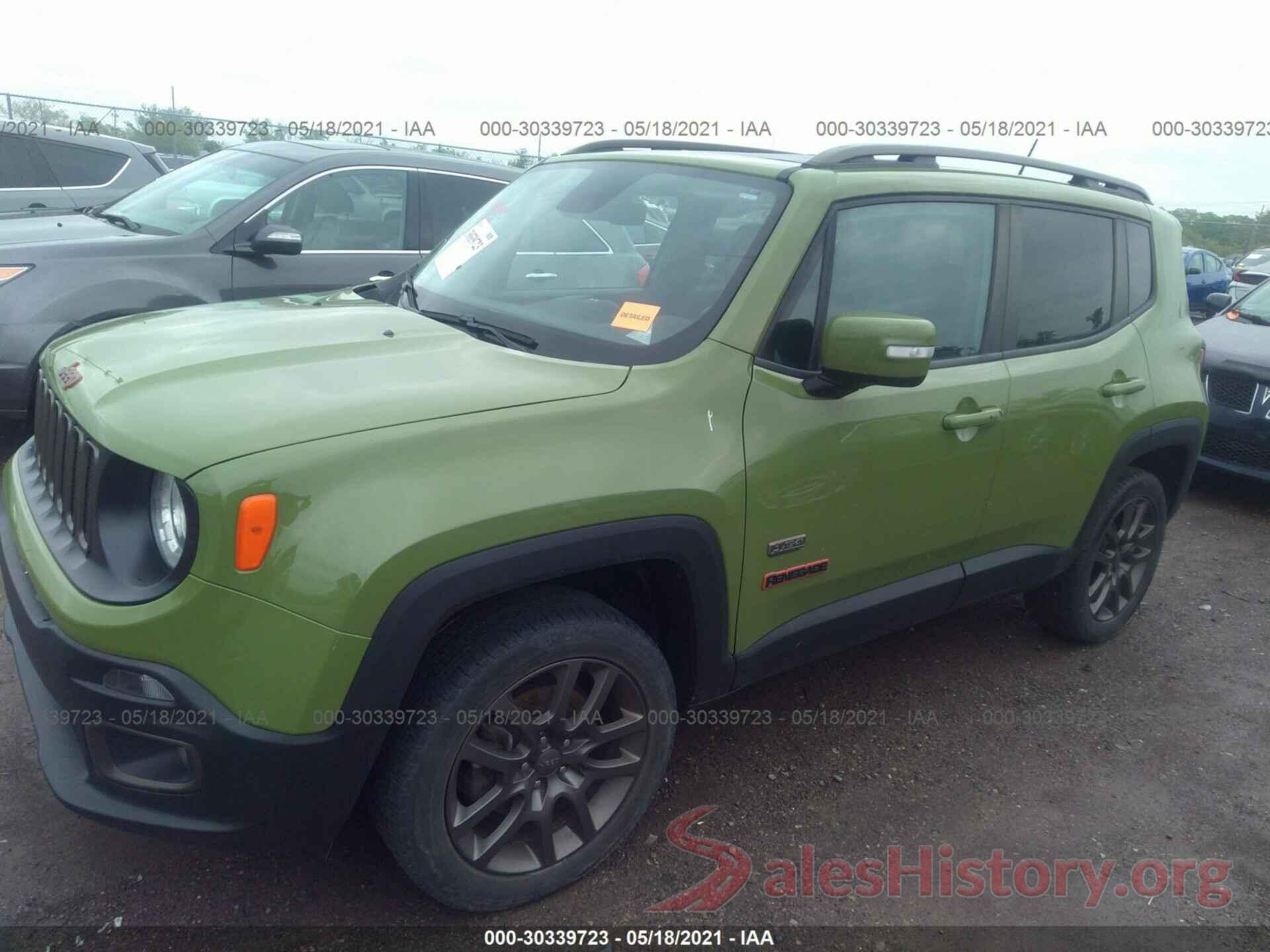 ZACCJBBT8GPD93277 2016 JEEP RENEGADE