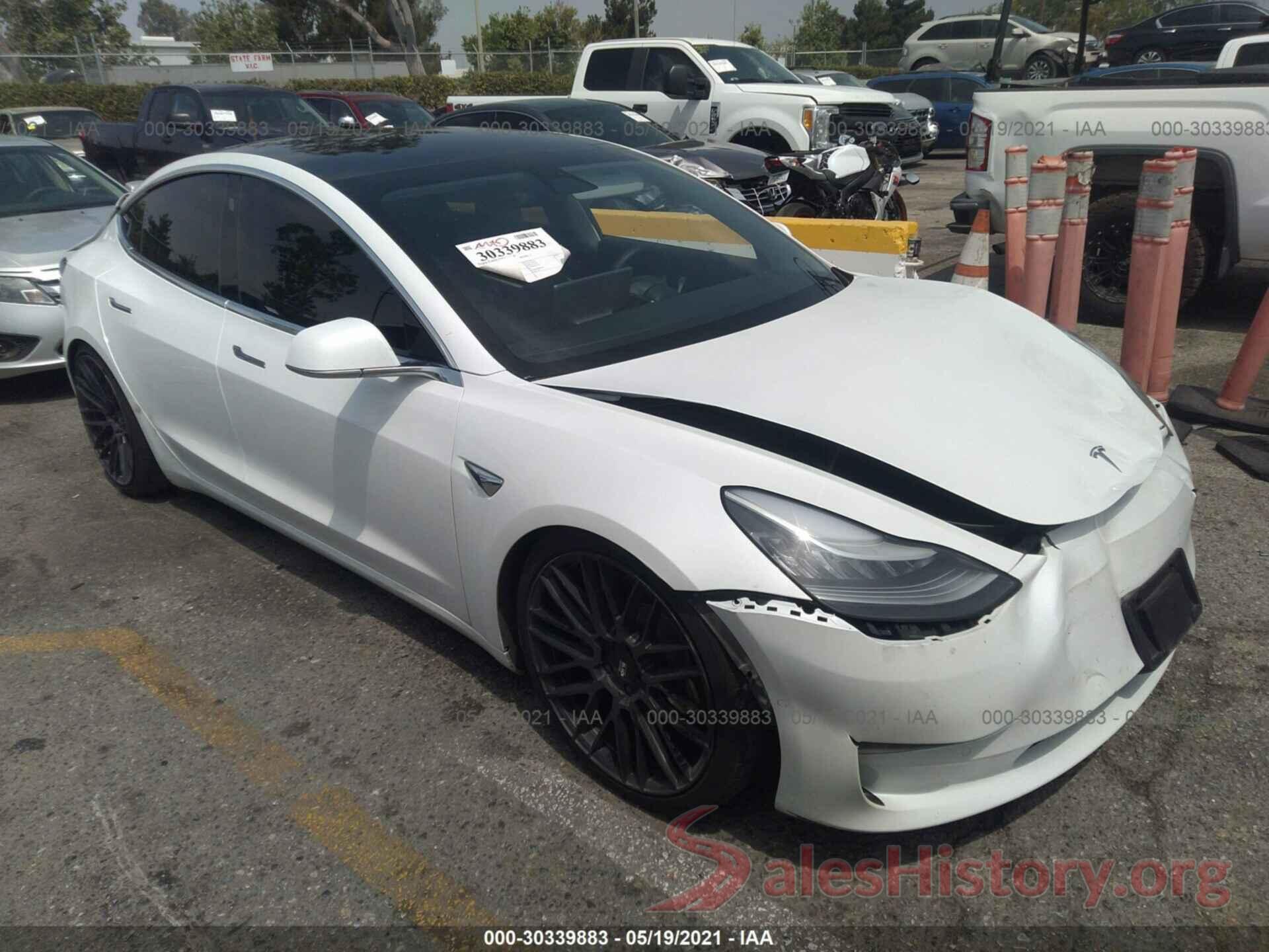 5YJ3E1EB8KF408359 2019 TESLA MODEL 3