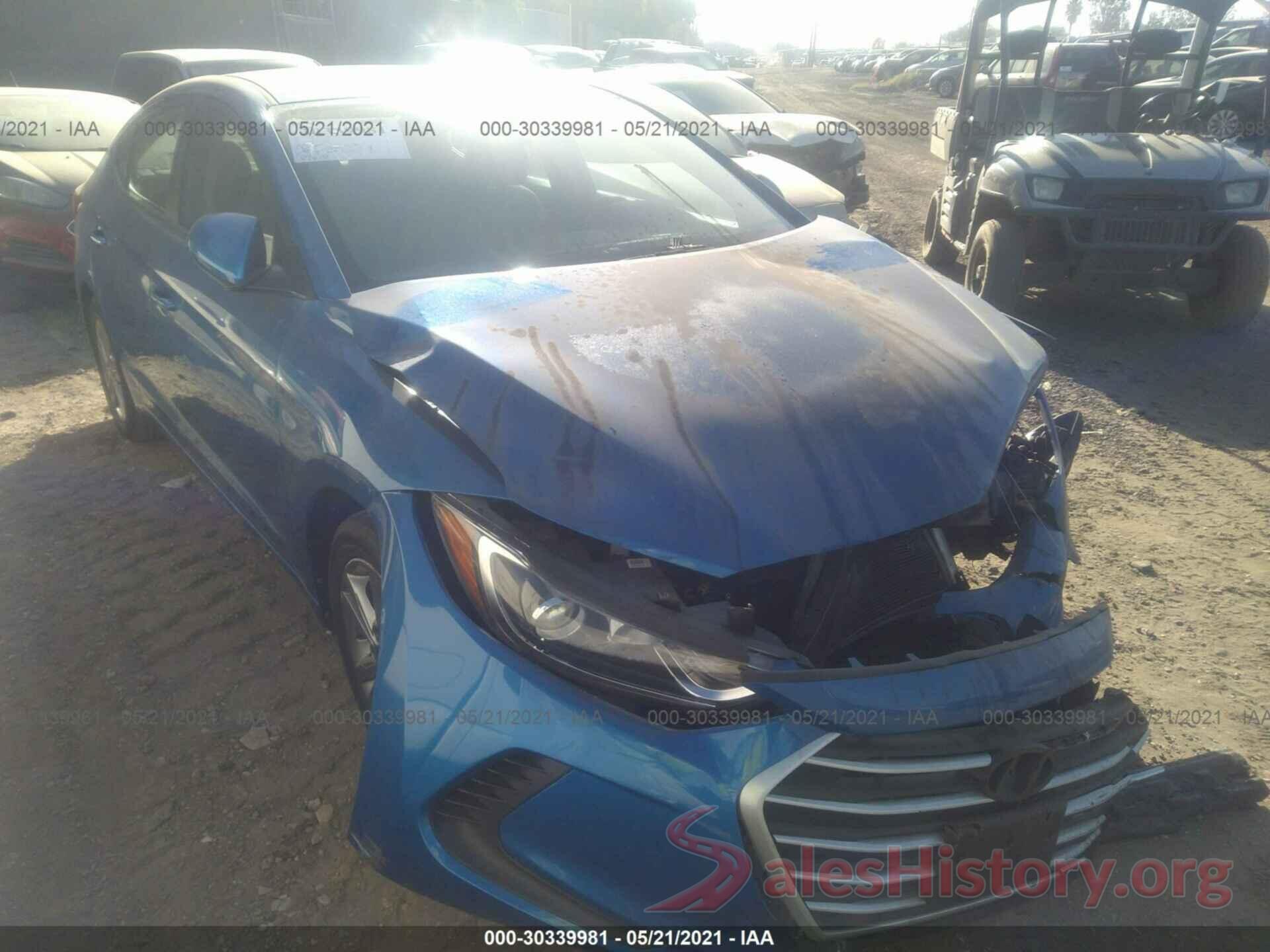 KMHD84LF2HU242130 2017 HYUNDAI ELANTRA