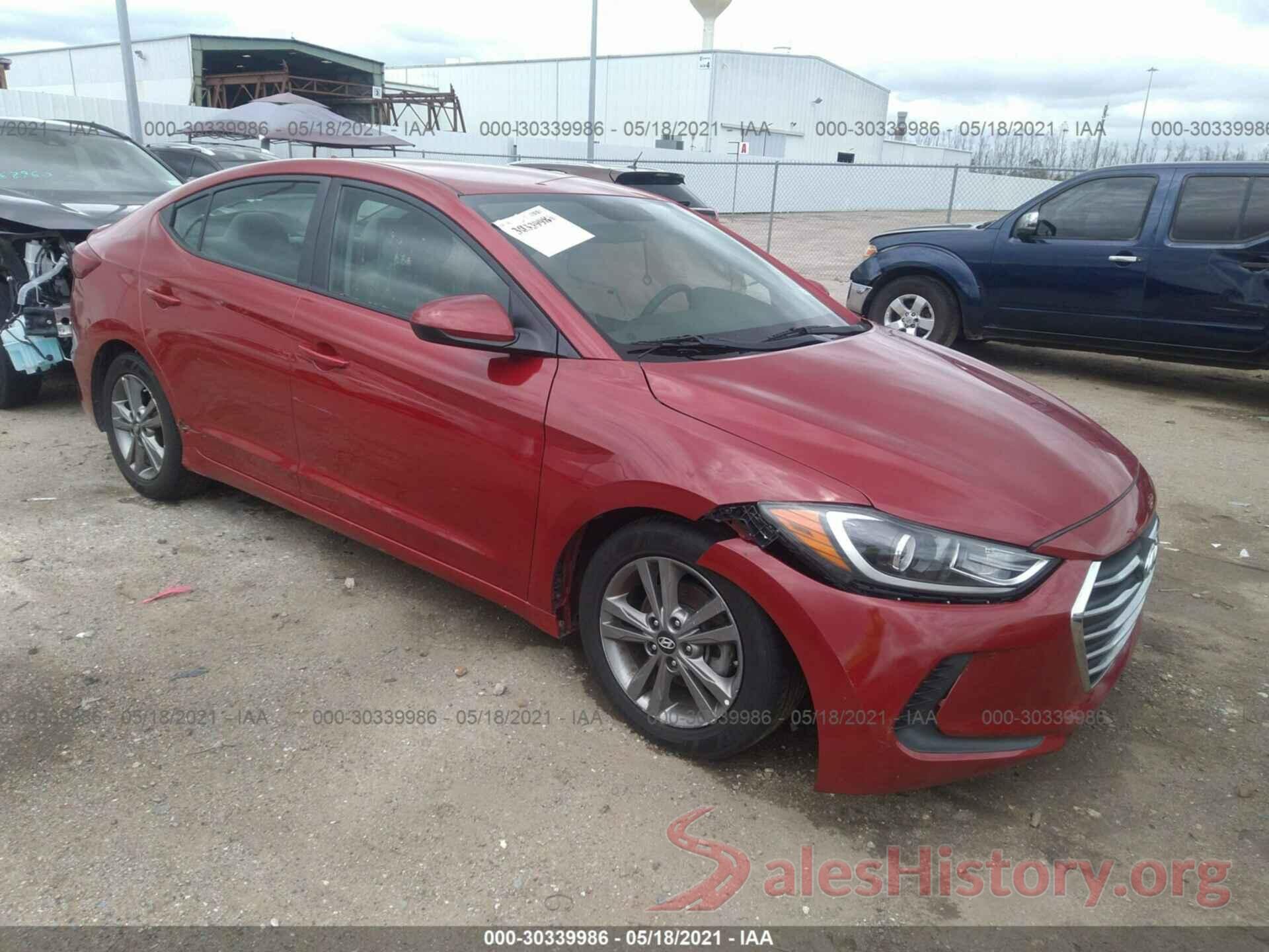 5NPD84LF6JH245519 2018 HYUNDAI ELANTRA