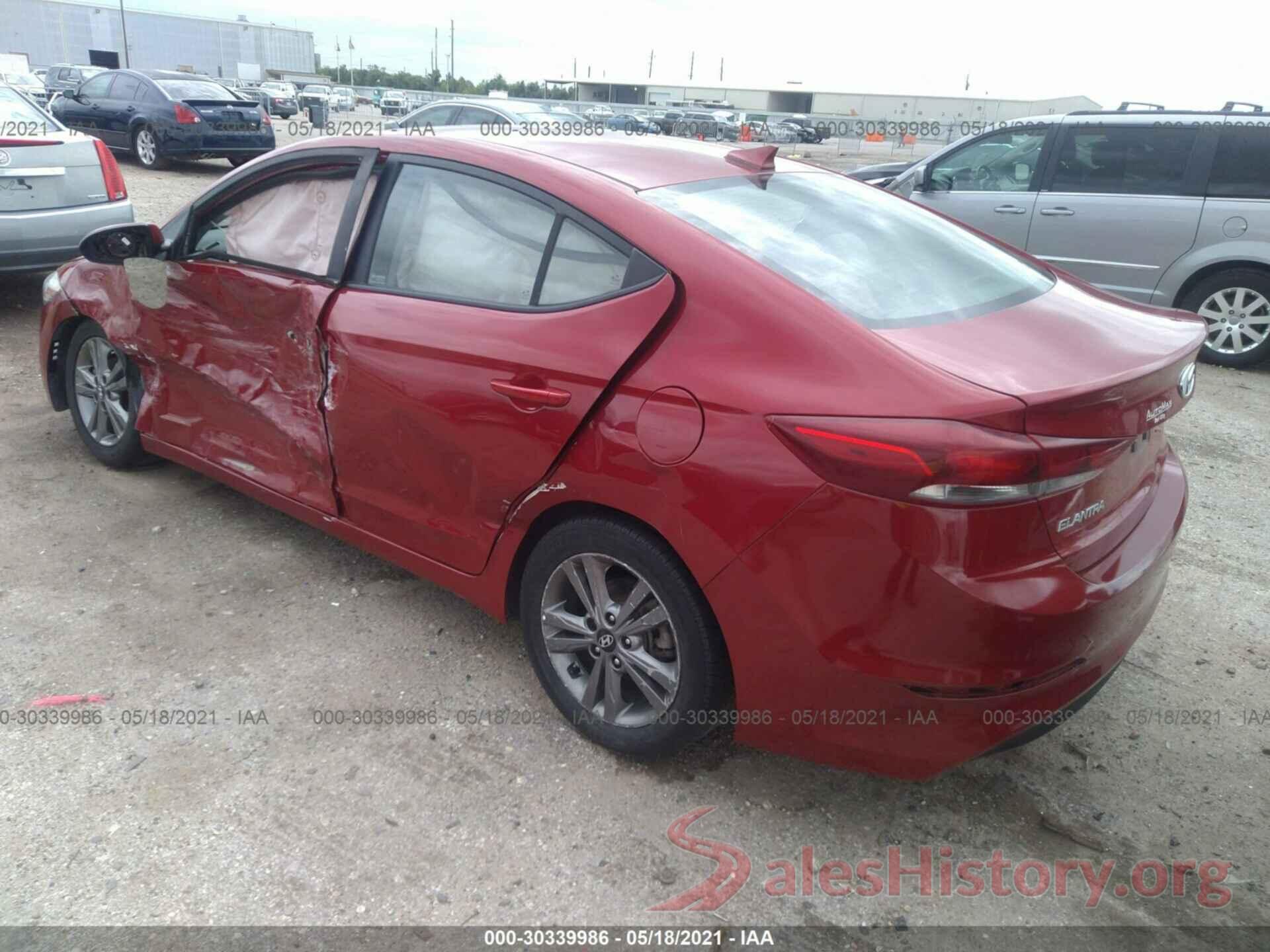 5NPD84LF6JH245519 2018 HYUNDAI ELANTRA