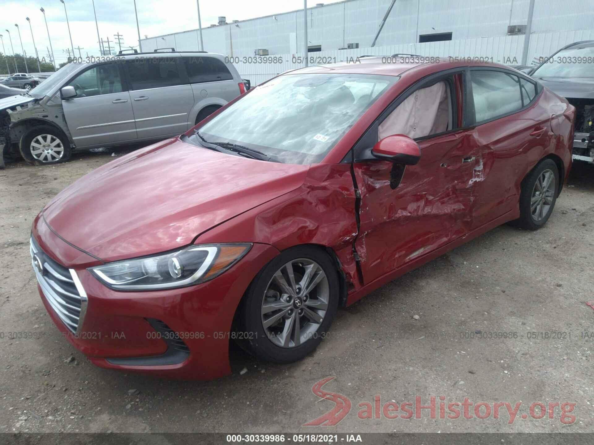 5NPD84LF6JH245519 2018 HYUNDAI ELANTRA