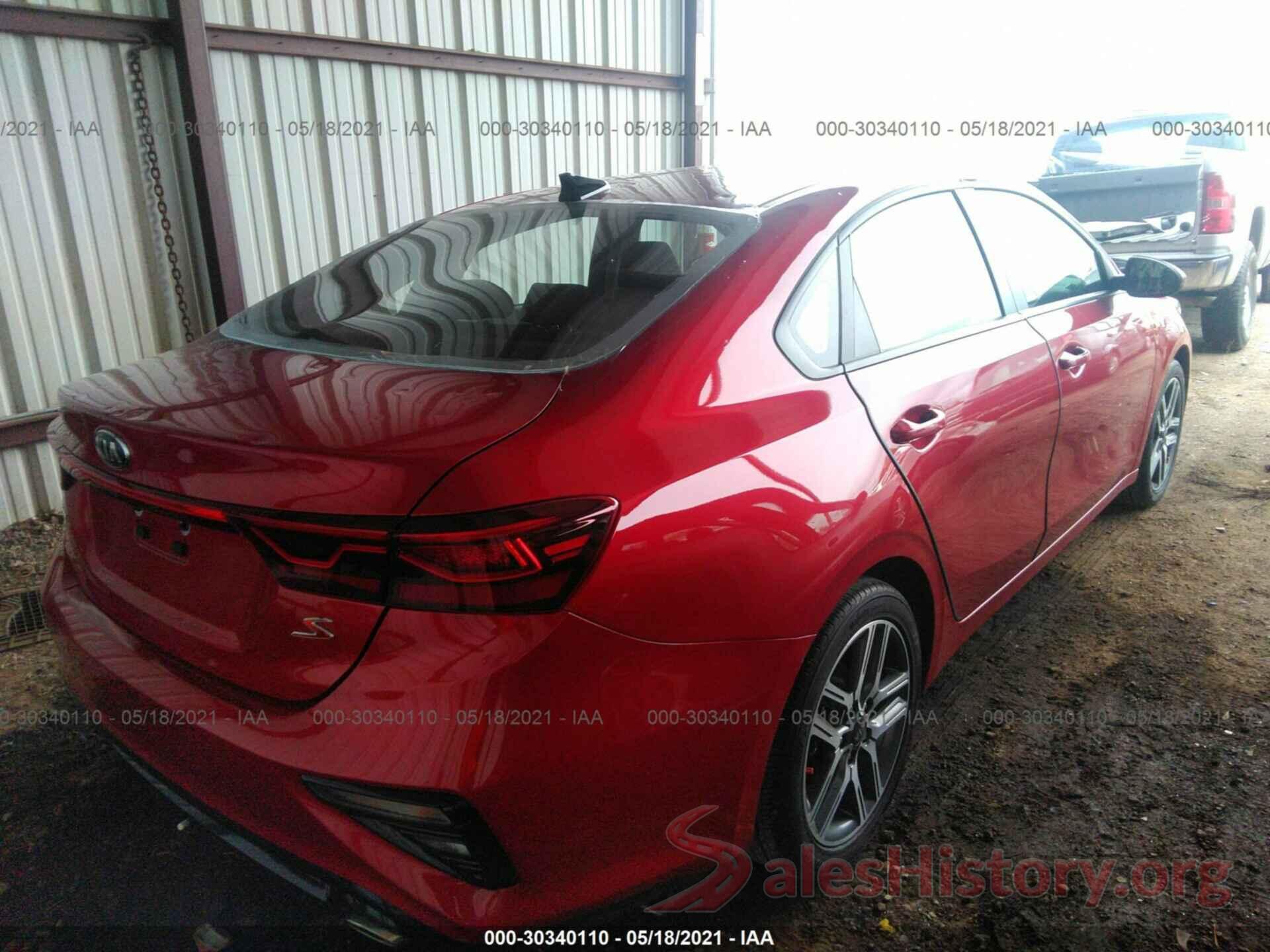 3KPF34AD5KE020121 2019 KIA FORTE