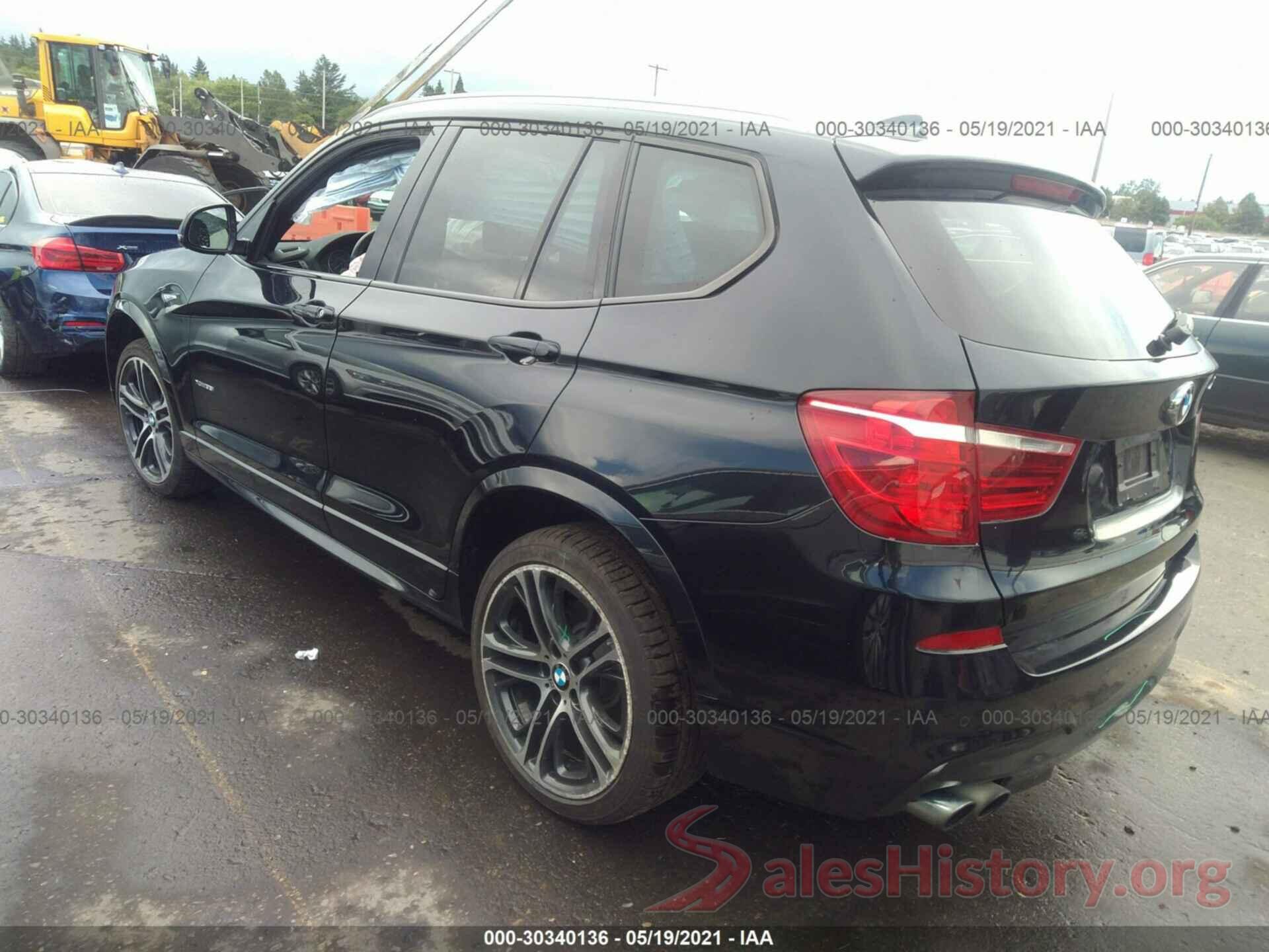 5UXWX7C37H0W40026 2017 BMW X3