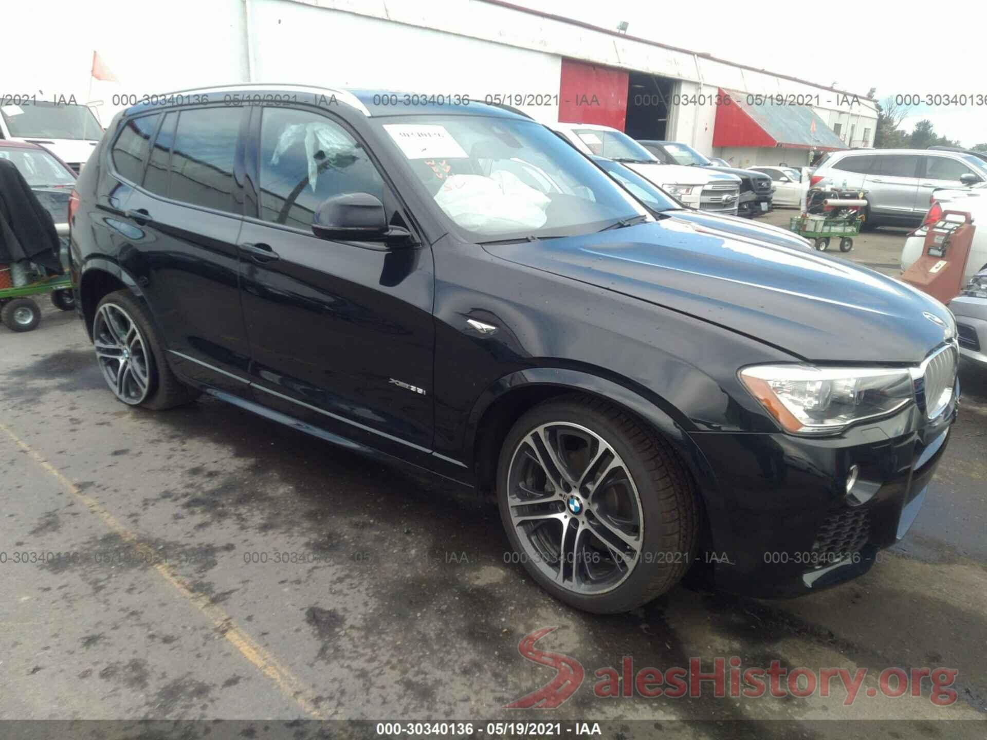 5UXWX7C37H0W40026 2017 BMW X3