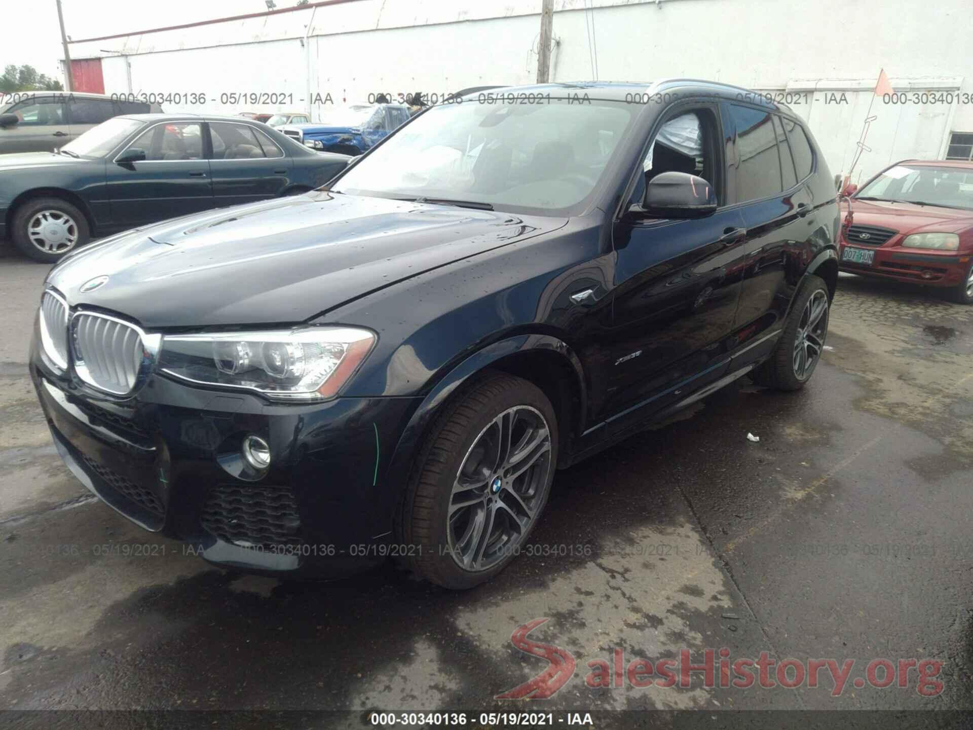 5UXWX7C37H0W40026 2017 BMW X3