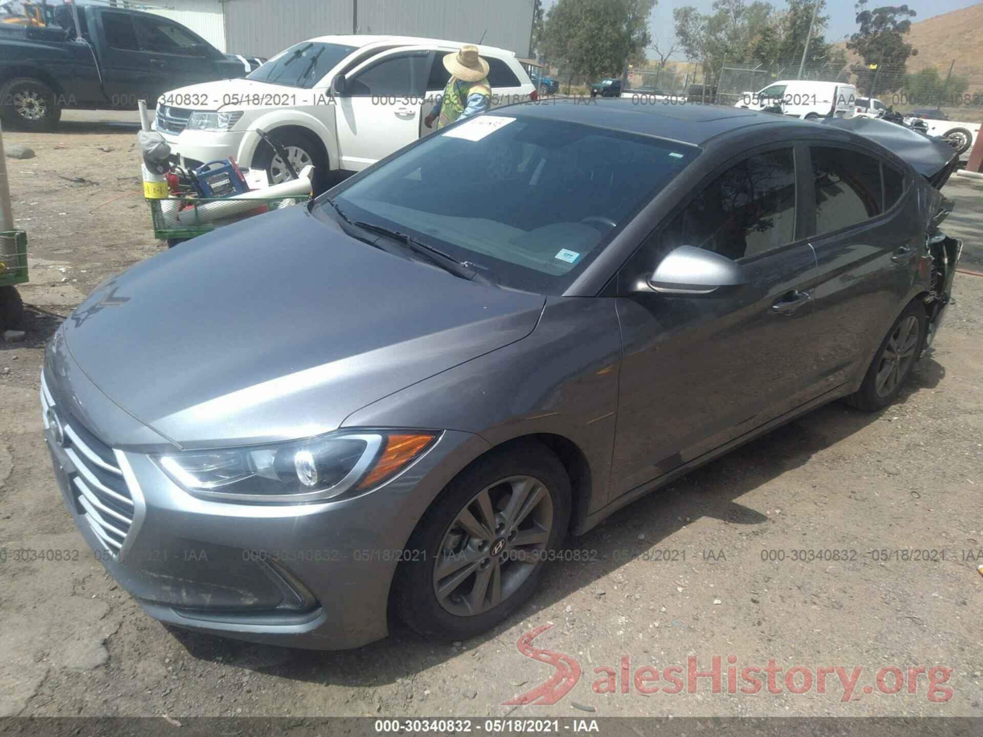 5NPD84LF8JH284094 2018 HYUNDAI ELANTRA