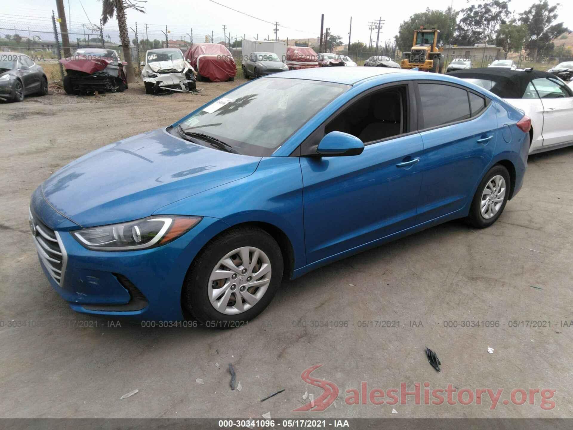 5NPD74LF5HH076087 2017 HYUNDAI ELANTRA