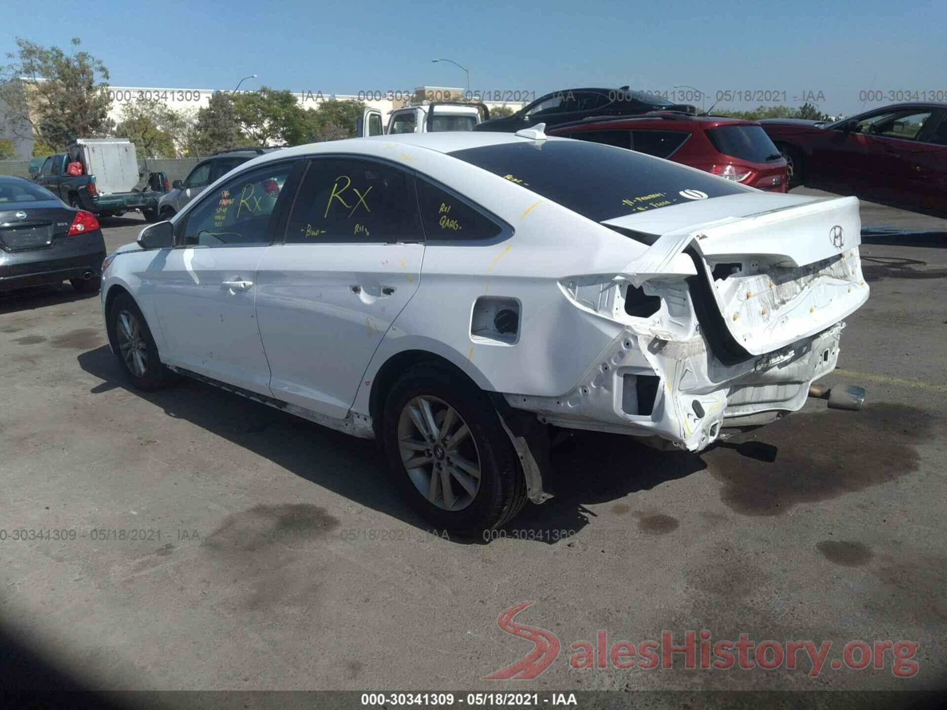 5NPE24AF0GH372946 2016 HYUNDAI SONATA